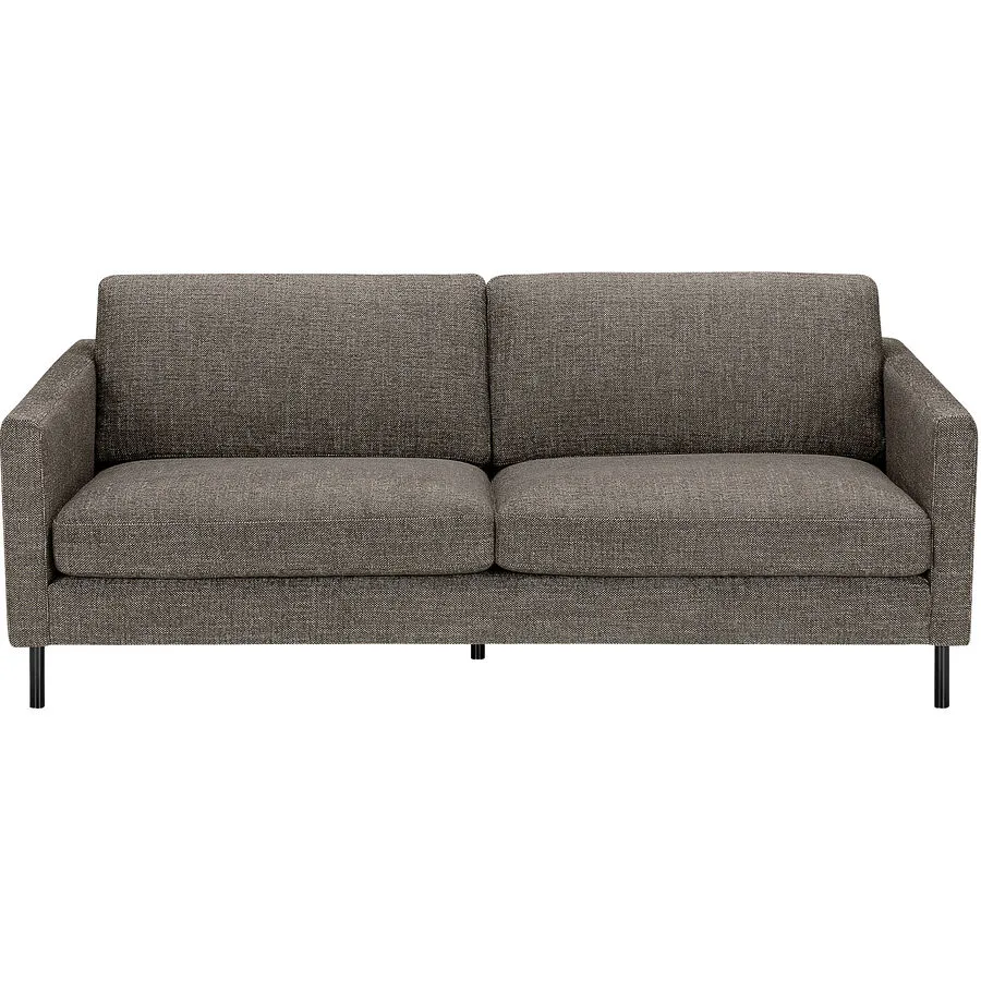 Sofa Domino Braun Stoff 196 cm 98 cm