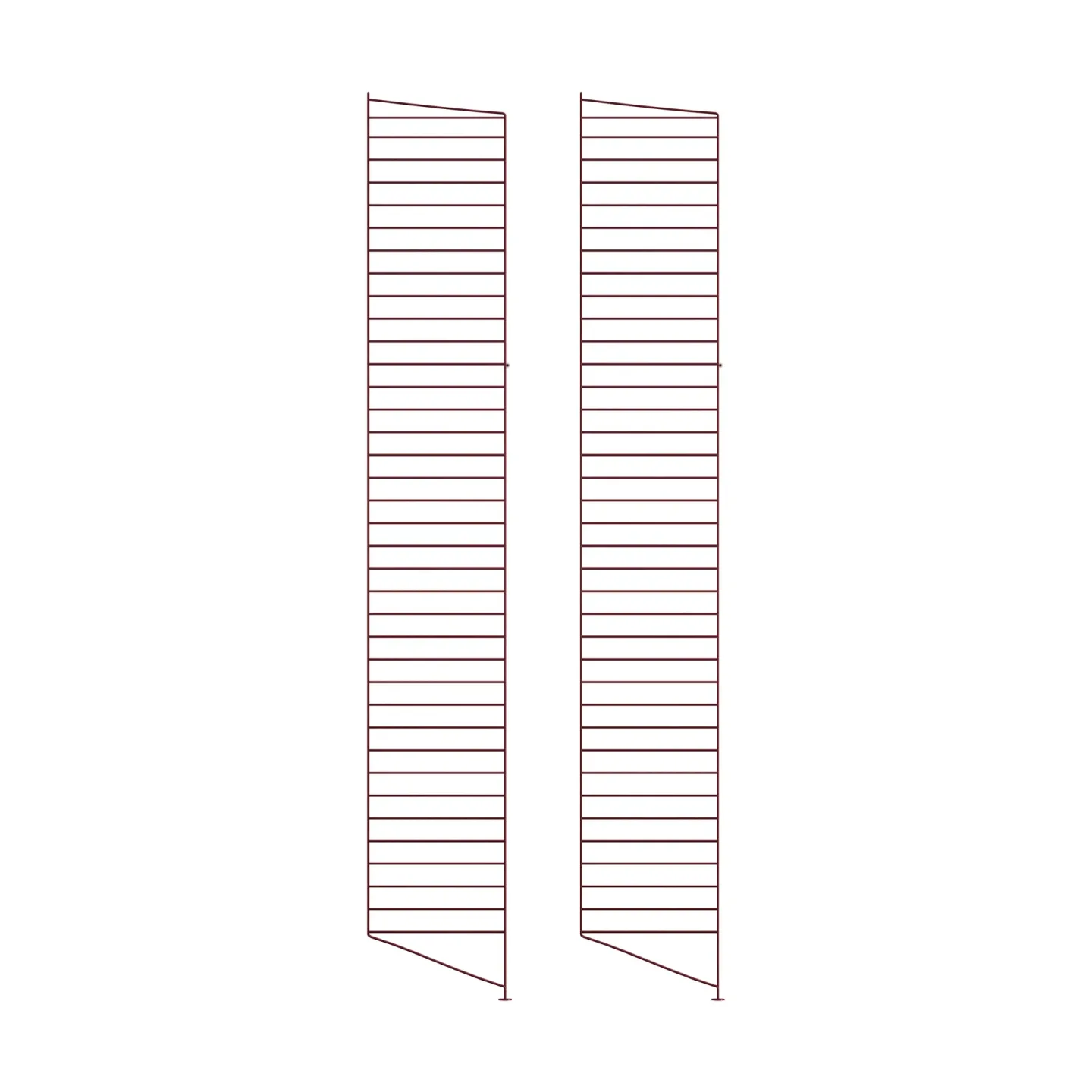 String String golvgavel Mörkröd, 200x30 cm, 2-pack