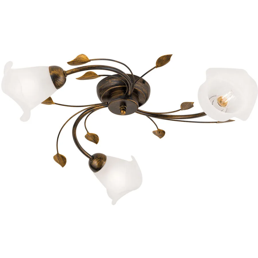 Deckenlampe Sisi Stahl 60 cm 60 cm - Farbe: Antik