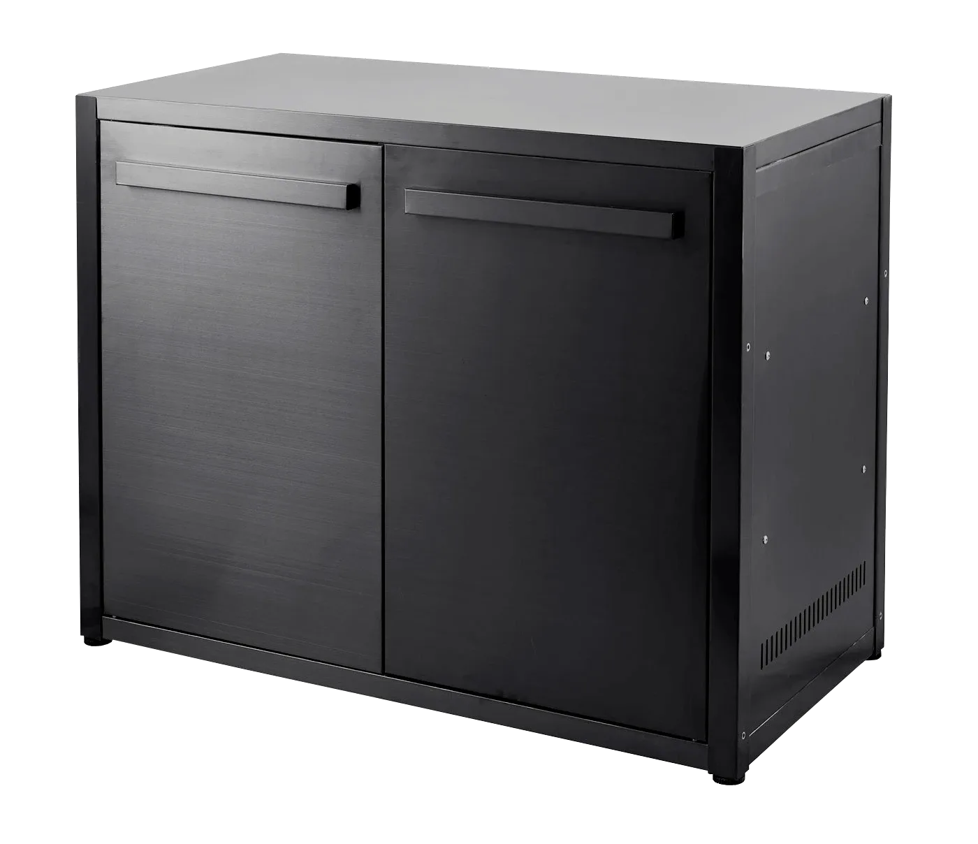 Myoutdoorkitchen - Nordic Line - Arbeitstisch mit Tür 120 cm (Schwarz)