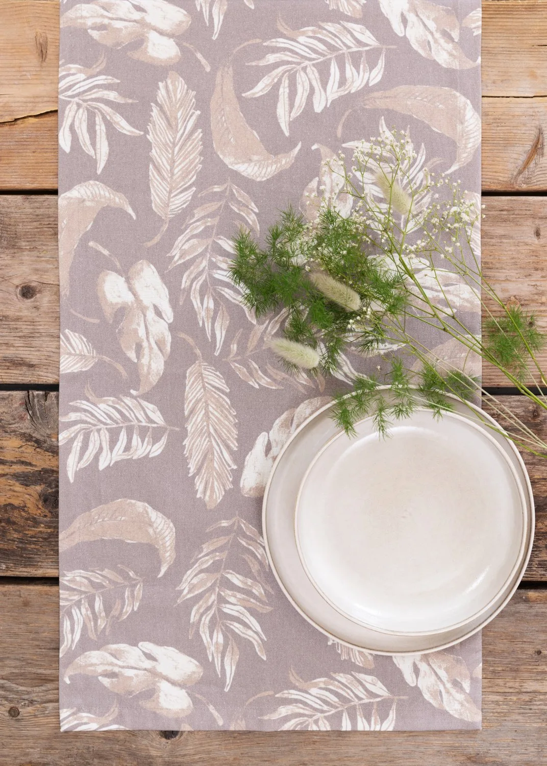 Løpere - Lowe (beige) (Størrelse: 40 x 140 cm)