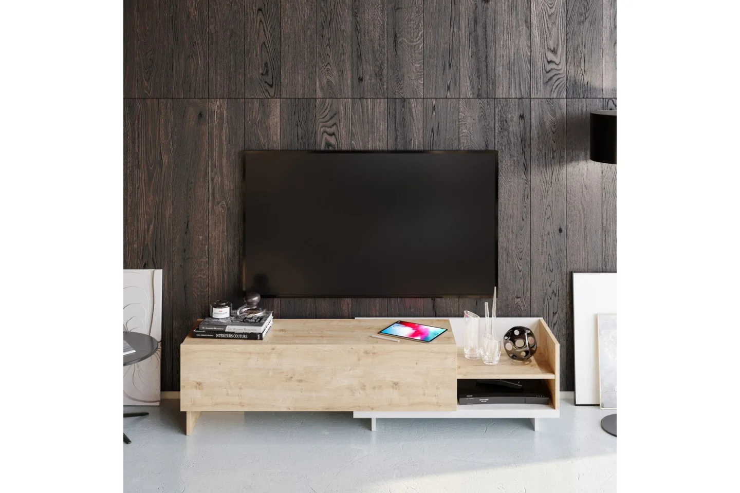 Andifli Tv-bänk 165x41 cm - Vit