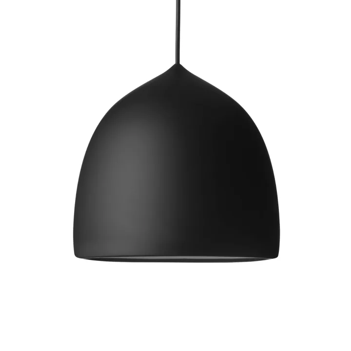 Suspence P1 Pendelleuchte Matt Schwarz - Fritz Hansen - Wohnzimmer - Design - Metall - Einflammig