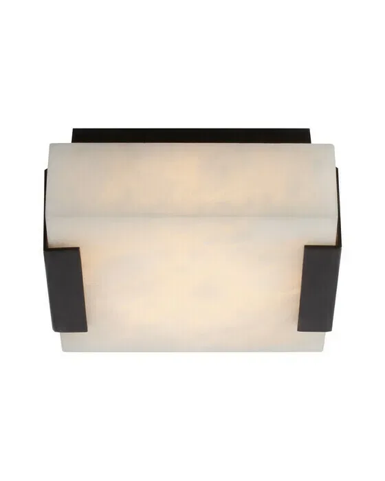Covet Low Clip Solitaire Flush Mount Bronze