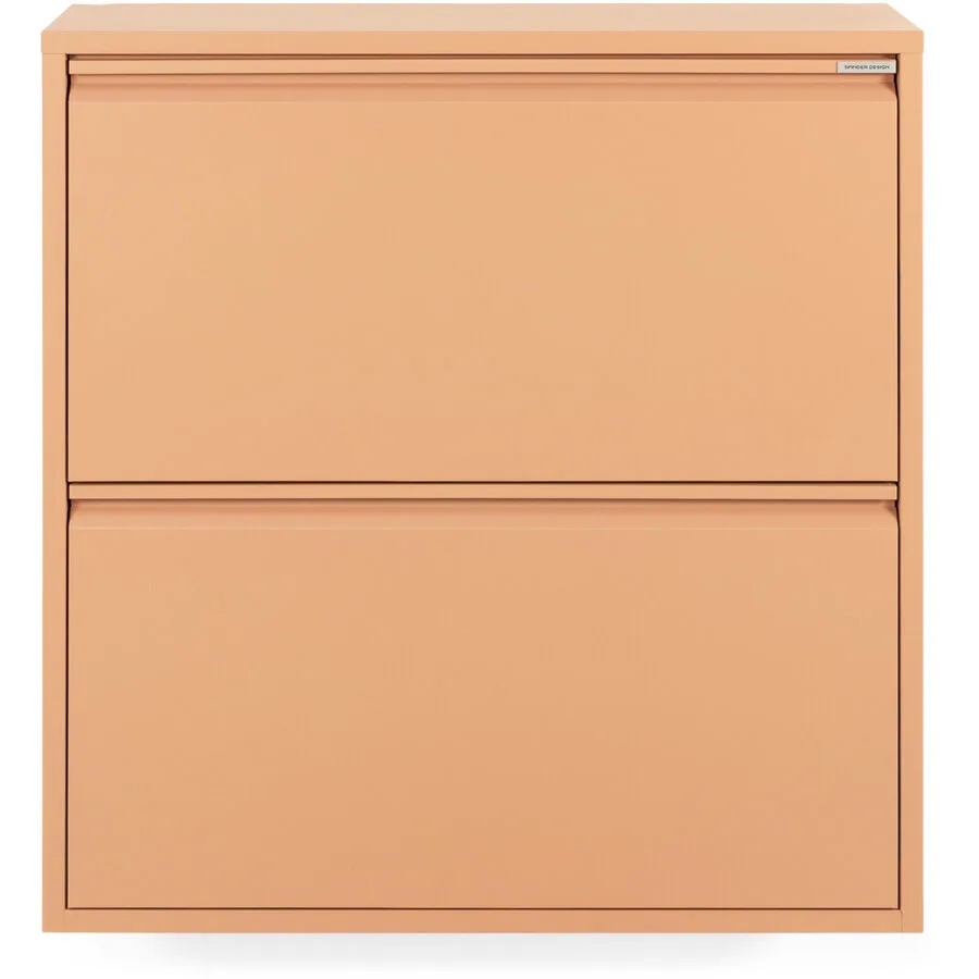 Spinder Design Schuhschrank Hesta terracotta Stahl B 75 cm H 77.5 cm