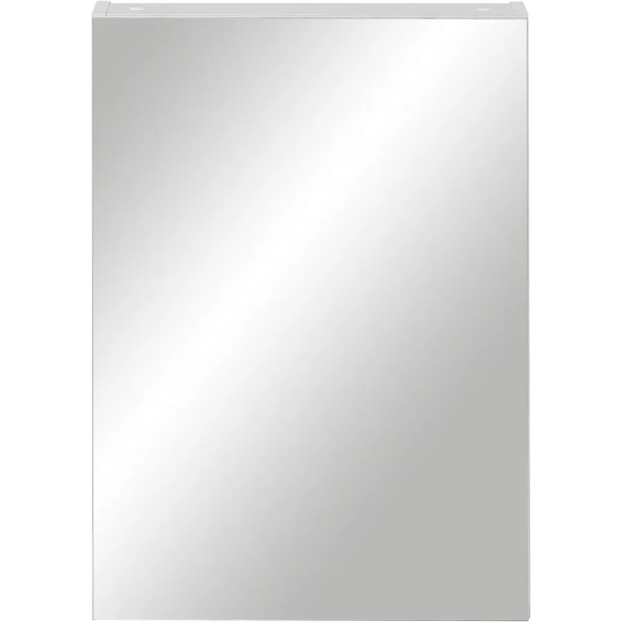 Spiegelschrank Oreon weiss Dekor hochglanz Holzwerkstoff B 50 T 16 cm