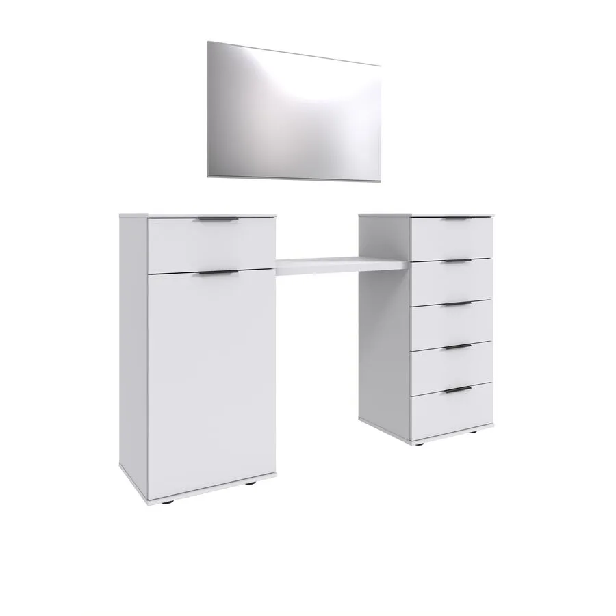 Schminktisch Metaa Weiss Holzwerkstoff 165 cm 41 cm