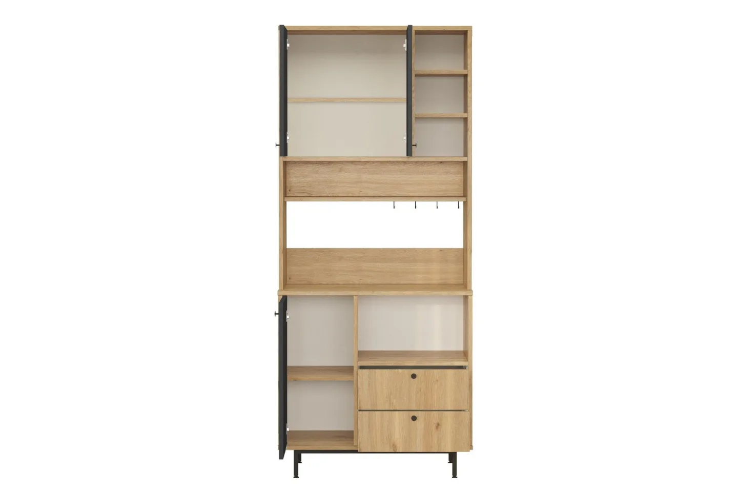 Donae Highboard - Ek/Antracit