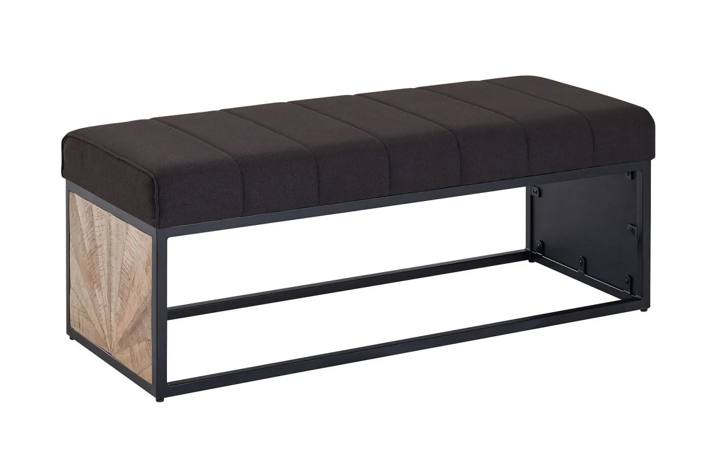 Tultered Sittbänk 105 cm - Svart
