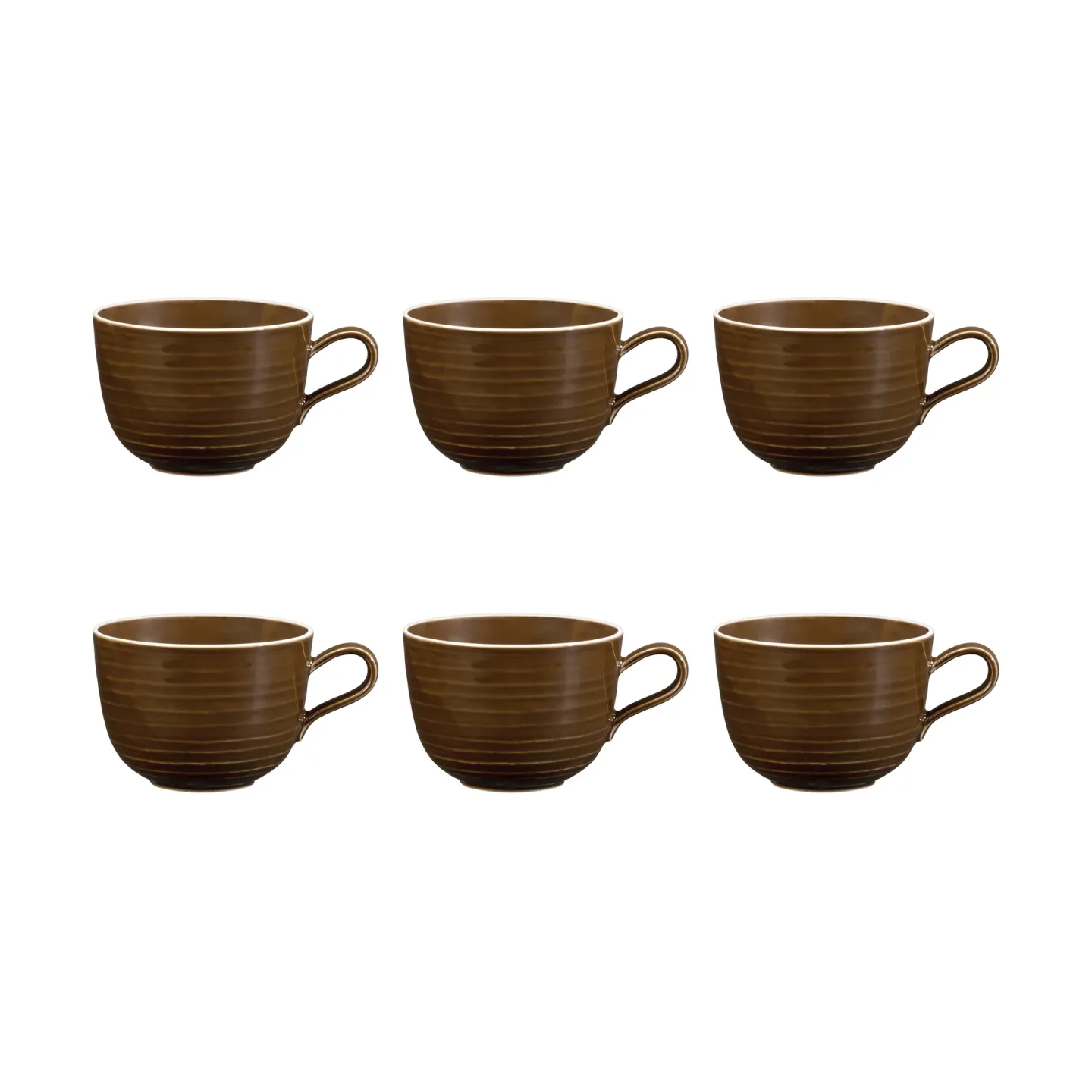 Seltmann Weiden Terra Tasse 38 cl 6er Pack Earth Brown