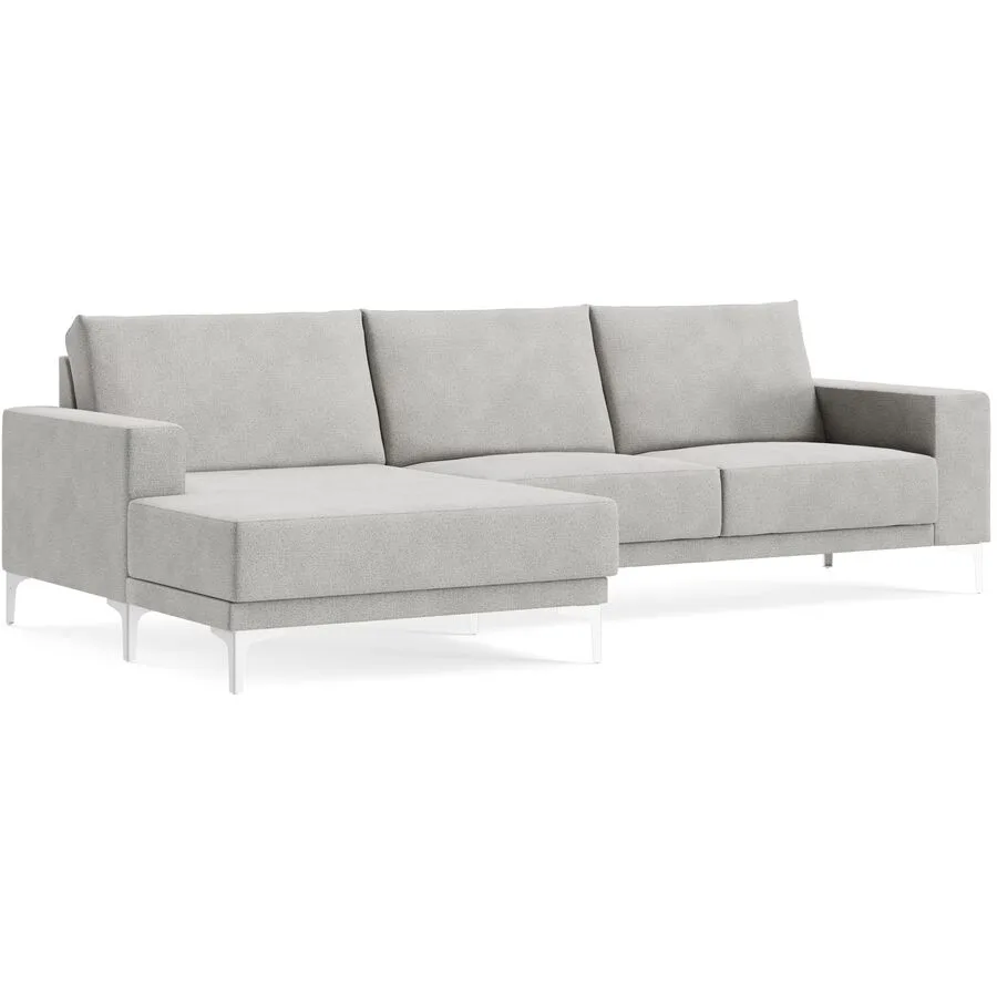 Ecksofa Bivio Links LODGE - 9 cappuccino B 262 T 152 cm - Möbel Konfigurator: Traummöbel individuell zusammenstellen