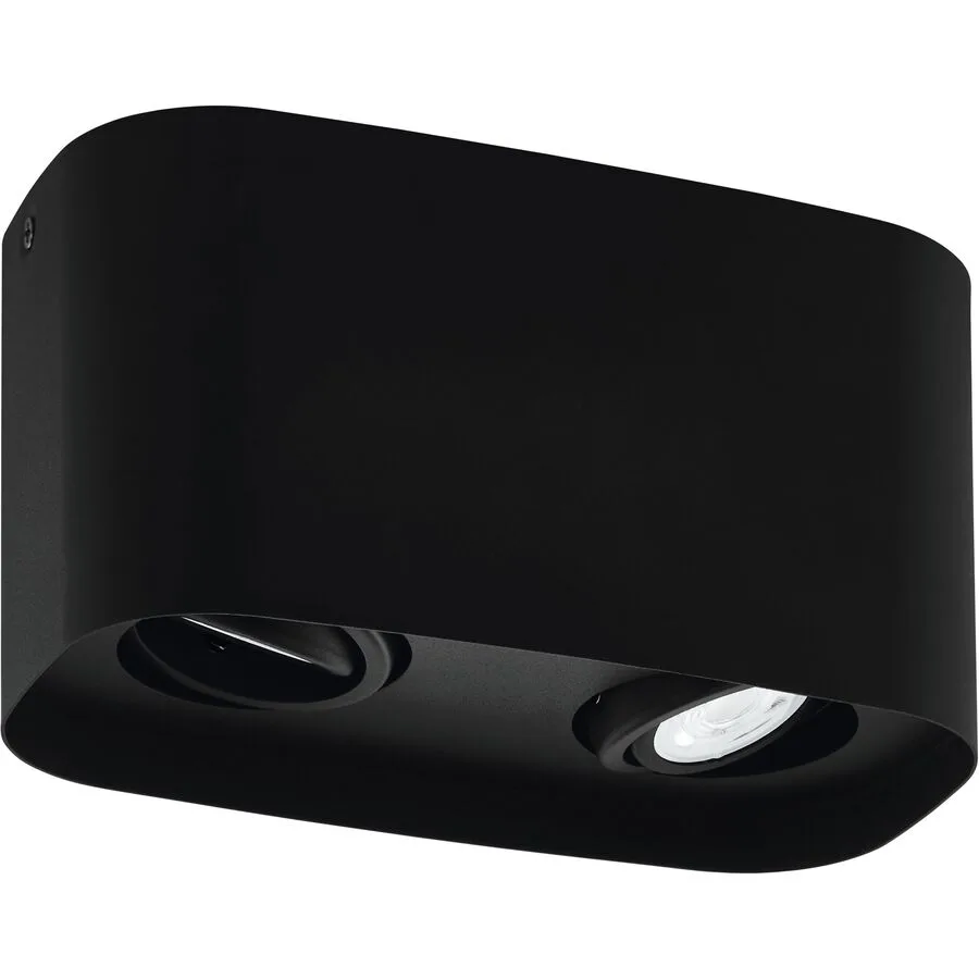 Eglo Deckenlampe Caminales-Z Schwarz Stahl 12.5 cm 12 cm - LED - LED Energiesparlampen