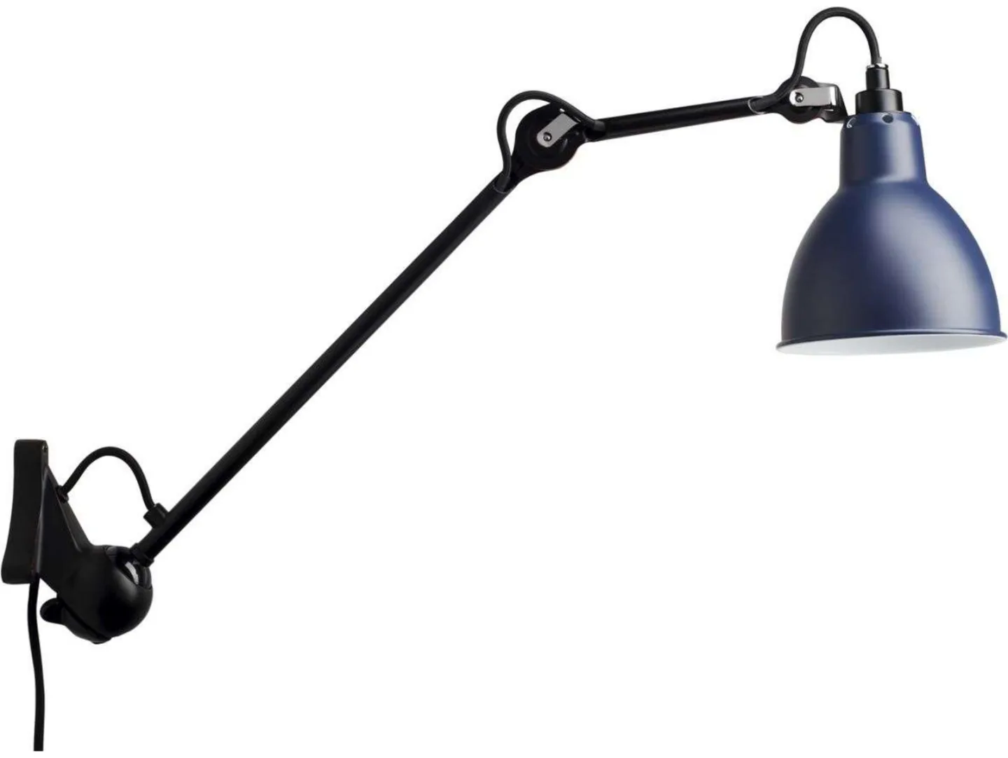 222 Vägglampa Blå/Svart - Lampe Gras - Vardagsrum - Metall