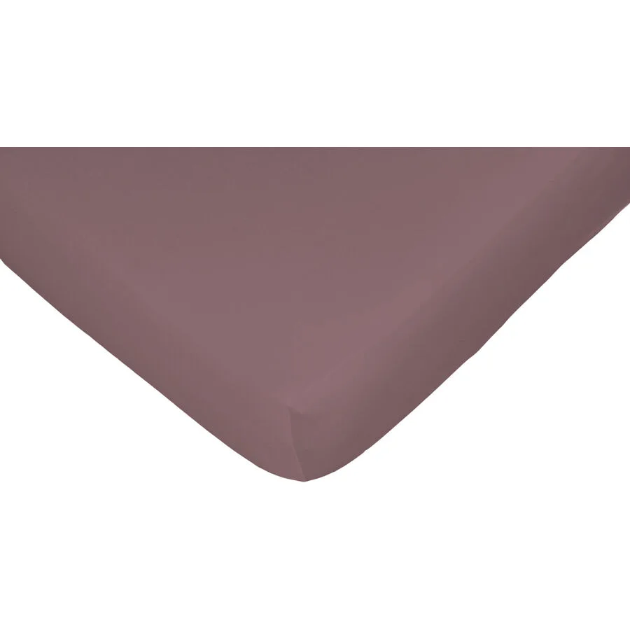 Nobilium Fixleintuch Nela mauve 140 x 200cm - Material: 95% Baumwolle 5% Elasthan