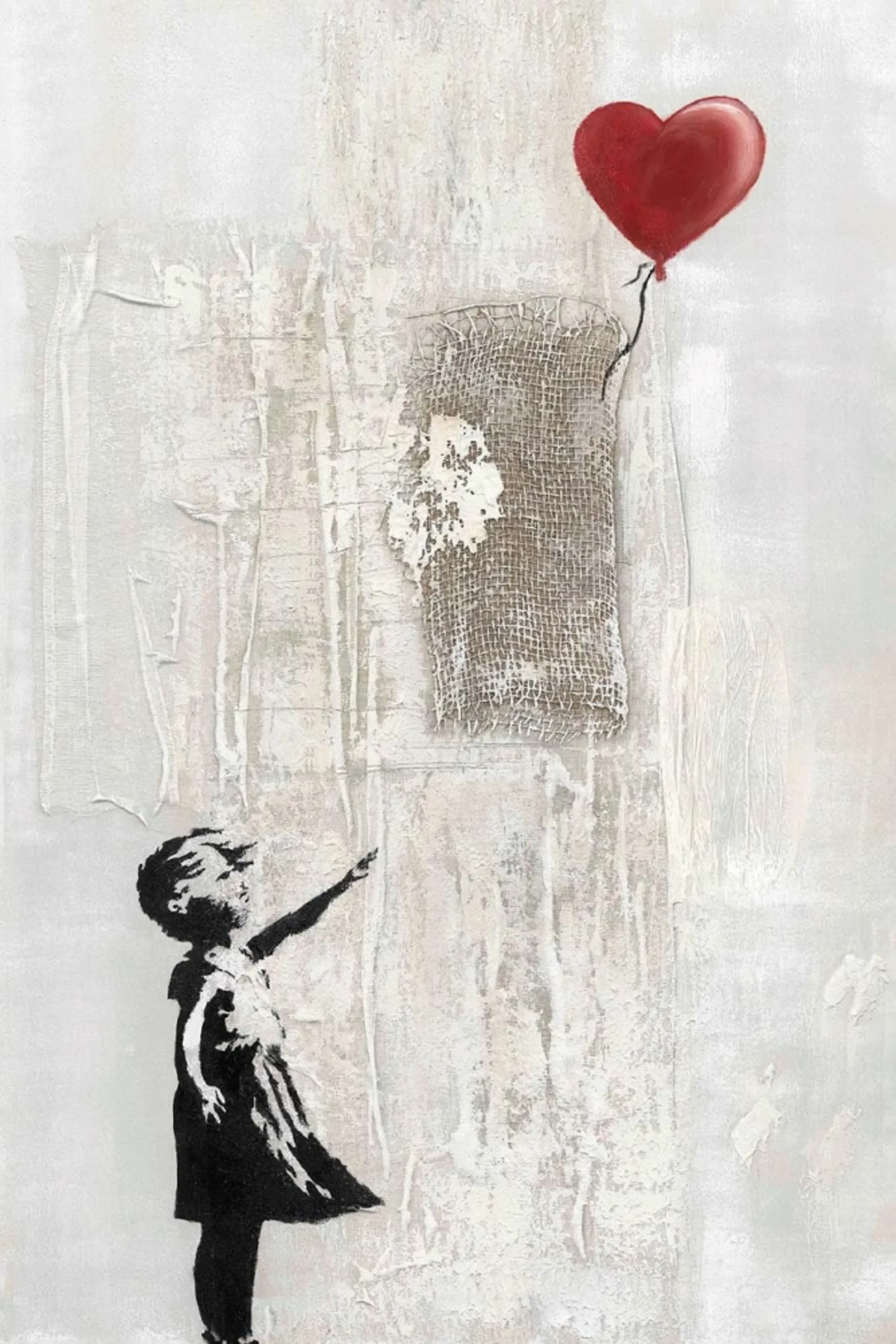 image LAND Gemälde Love Balloon Girl | Schubiger Möbel
