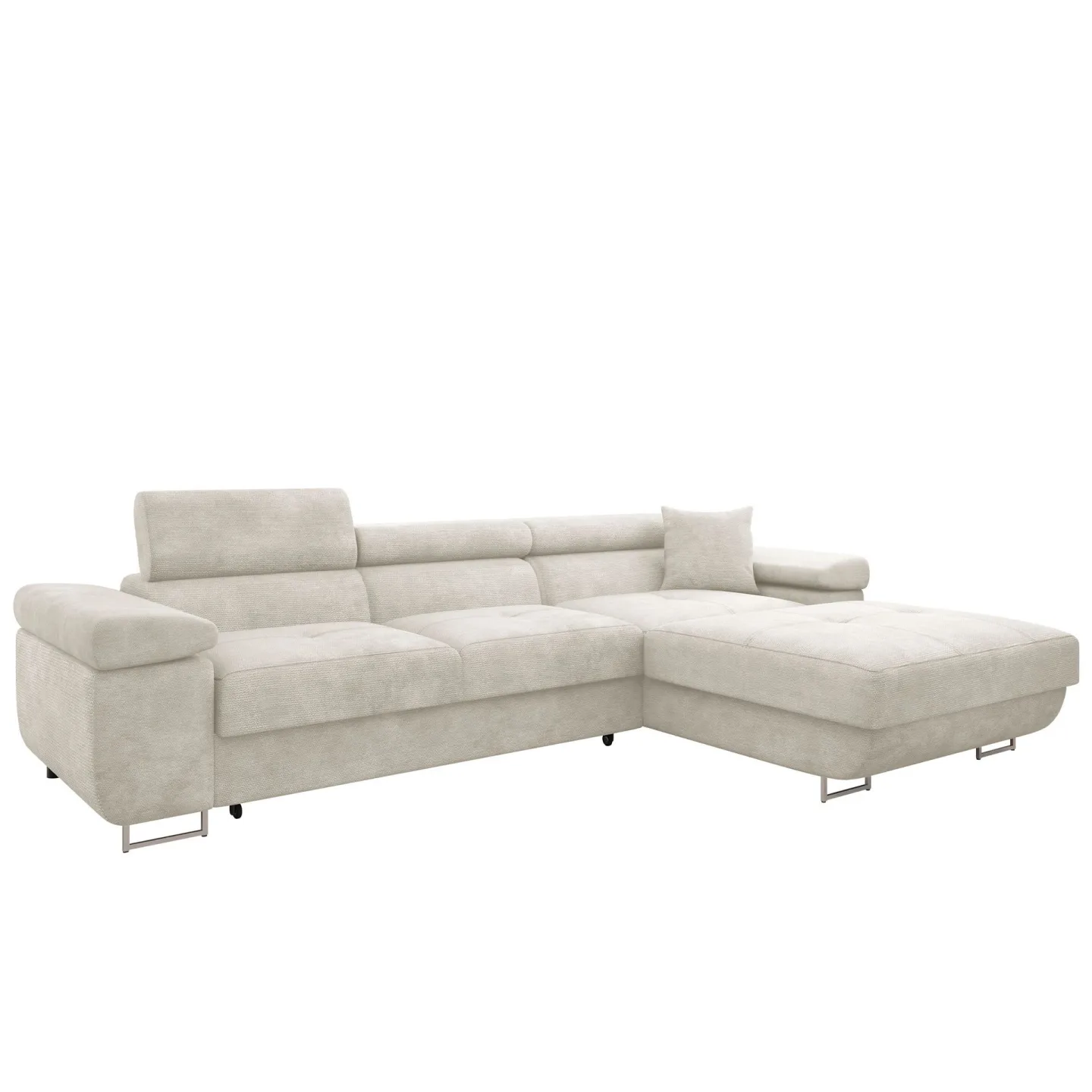Gabina 3-sits Bäddsoffa med divan - beige