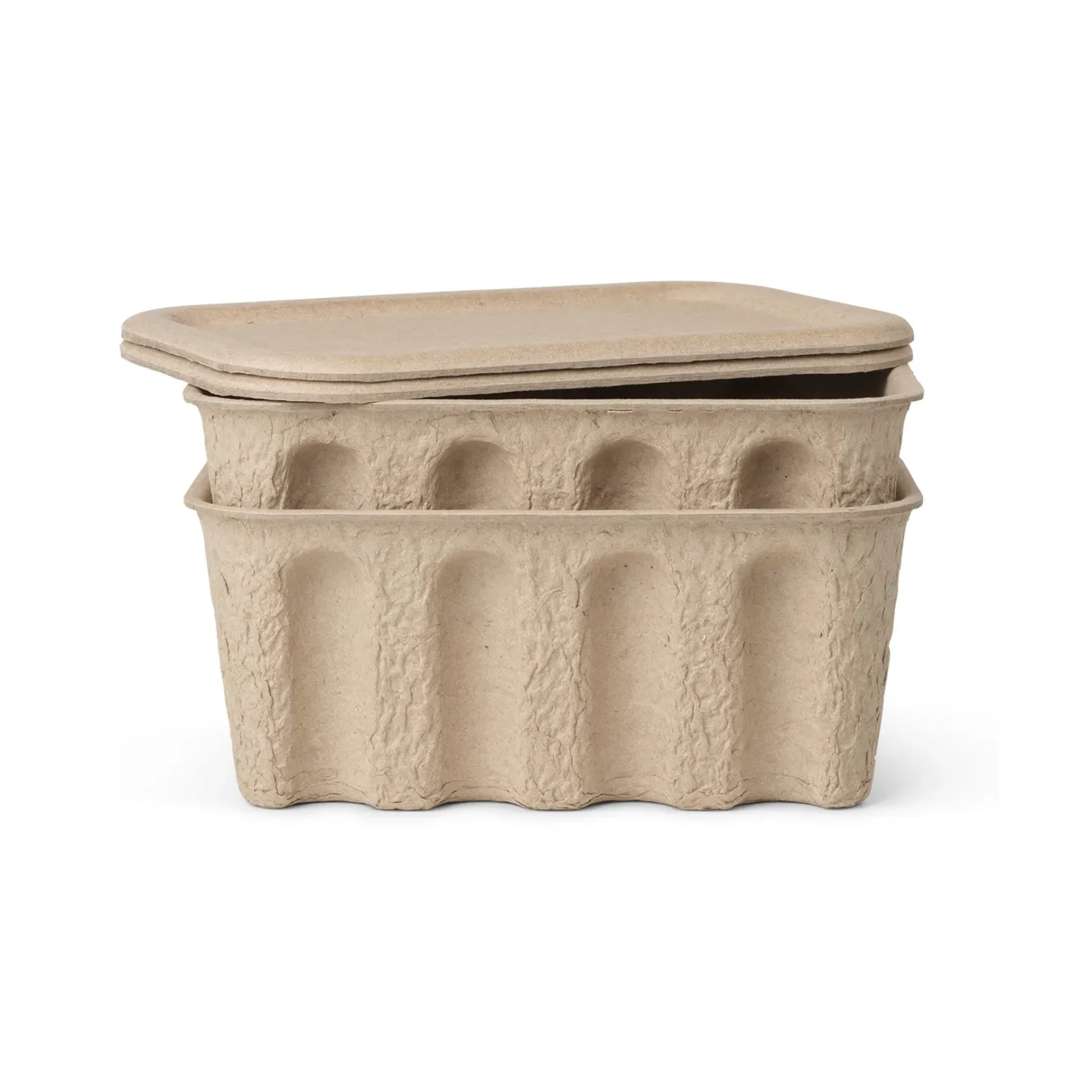 Ferm Living Ferm förvaringslåda papper liten 2-pack Brun