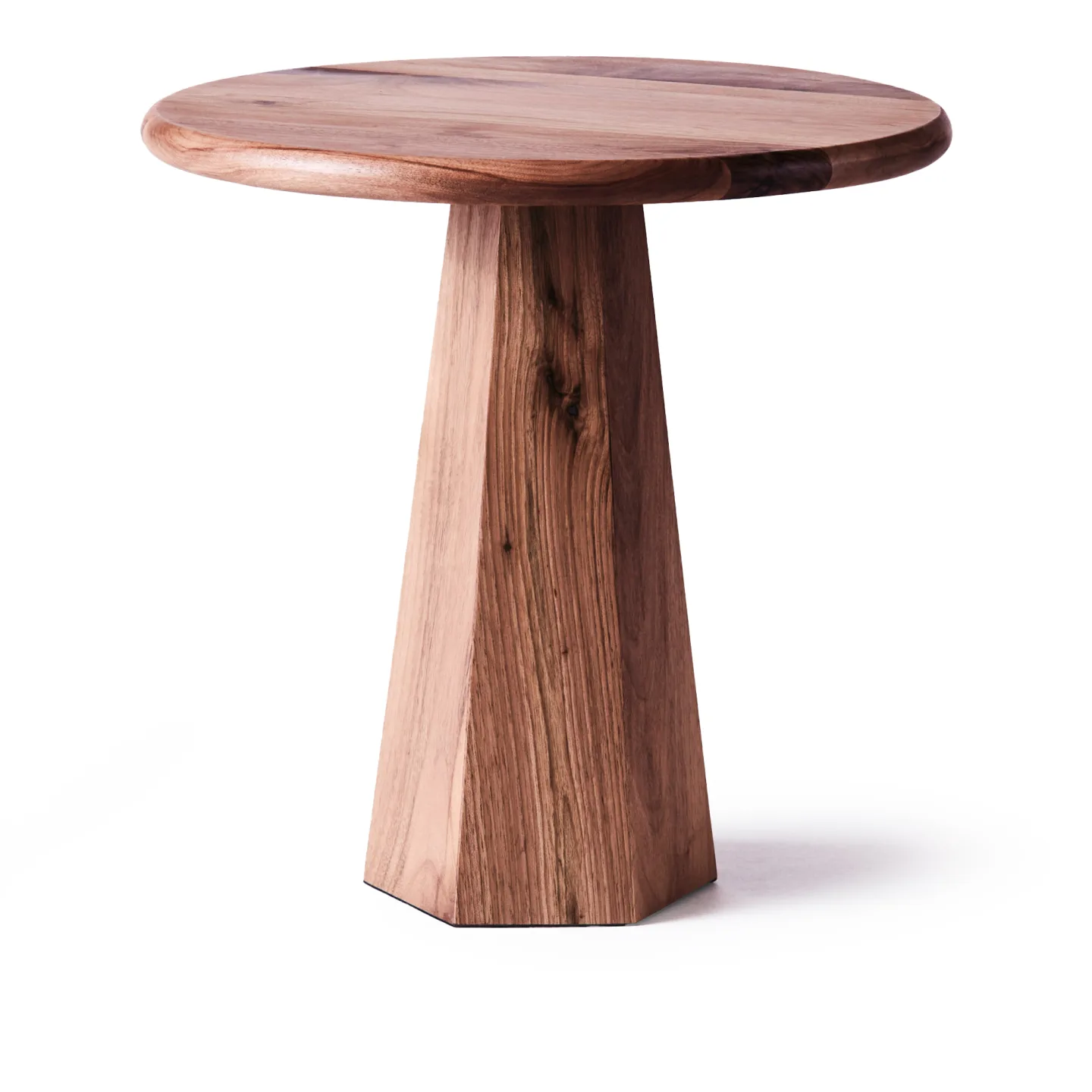 Dusty Deco - Hexagon Side Table, Walnut - Sidobord - Edin & Lina Kjellvertz - Träfärgad