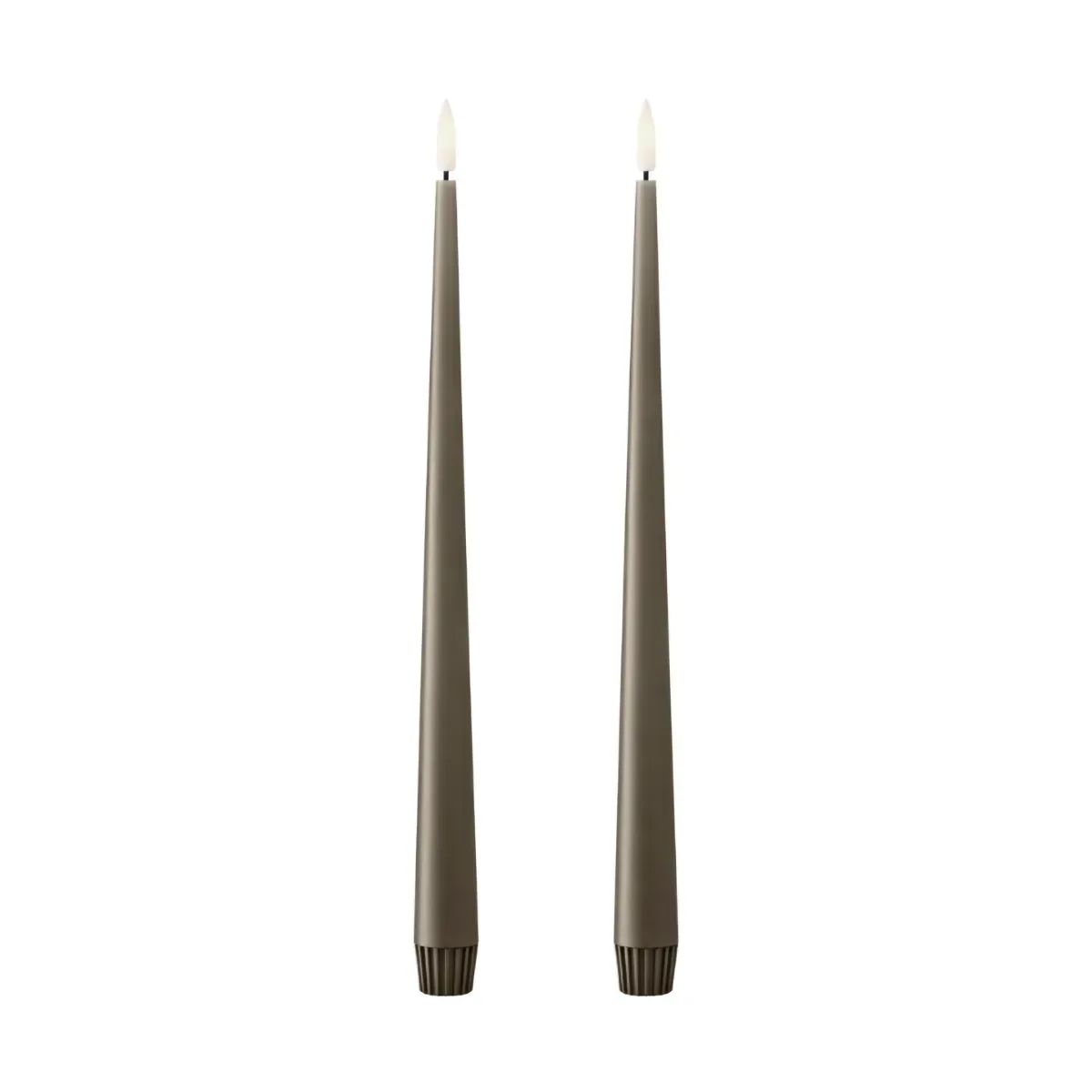 ester & erik ester & erik Stabkerzen LED 2er-Pack 77 Caviar , 30 cm