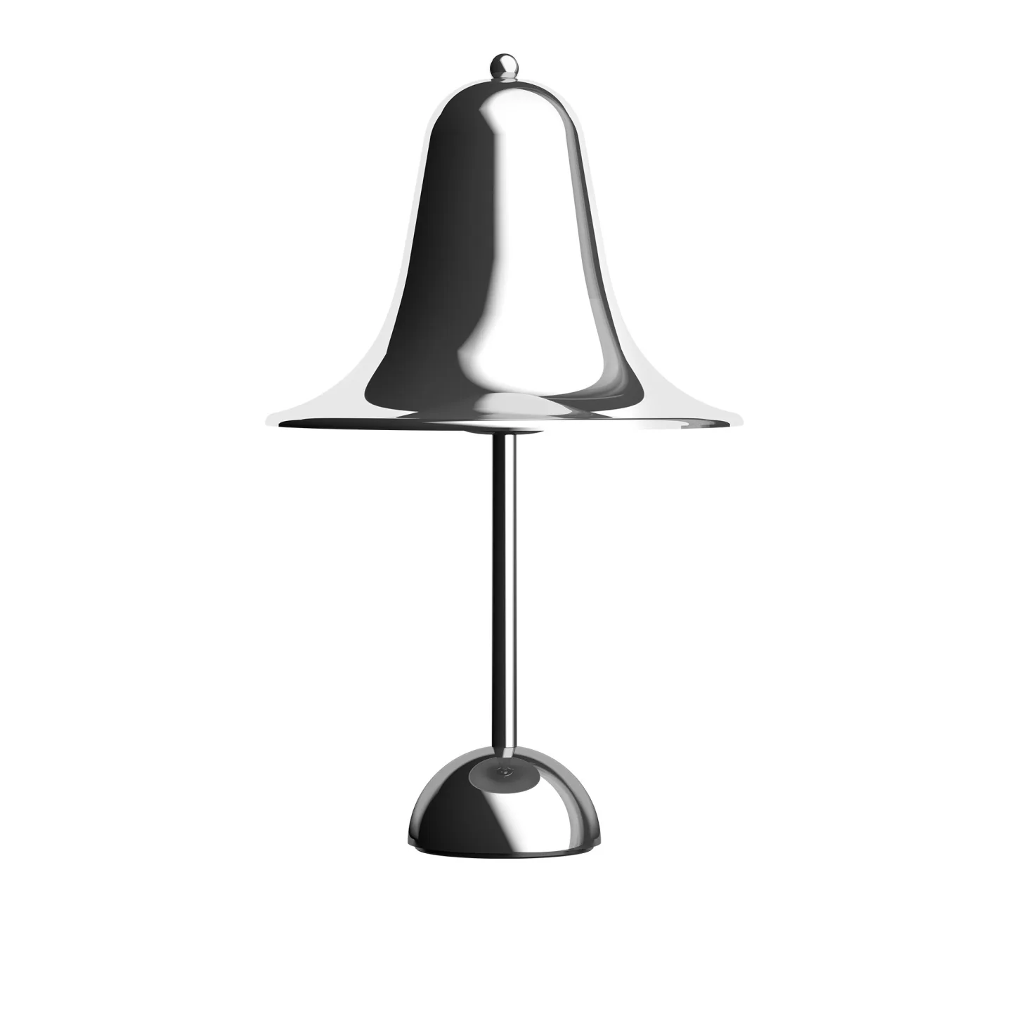 Verpan - Pantop Table Lamp Ø23 Chrome - Bordslampor - Verner Panton - Silver