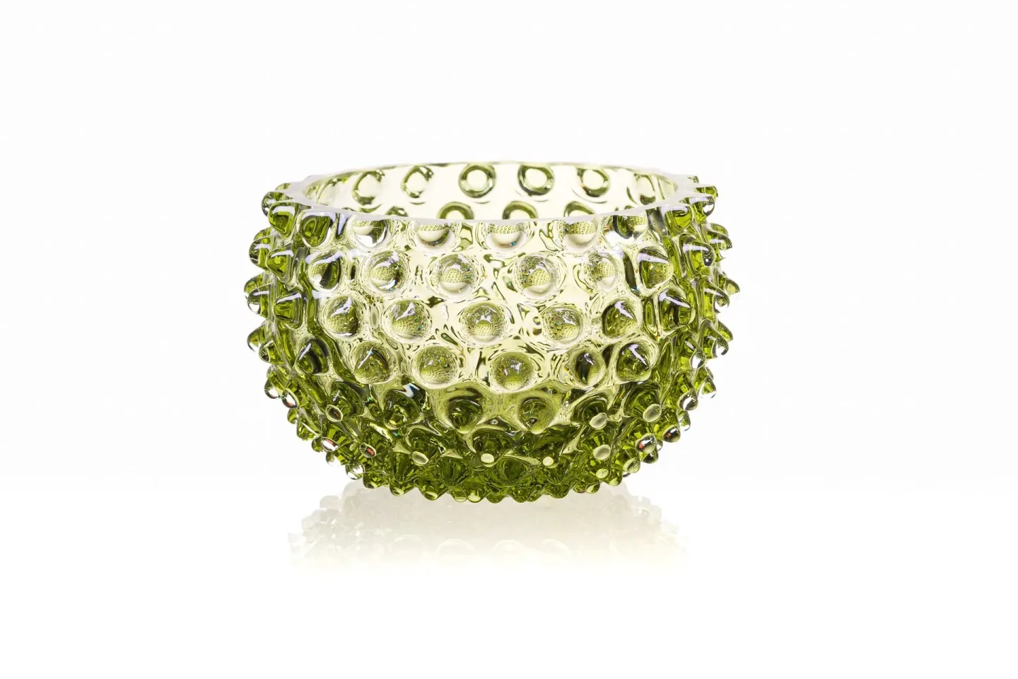Anna Von Lipa Hobnail Tapas Schale 11,5 cm Olivegreen