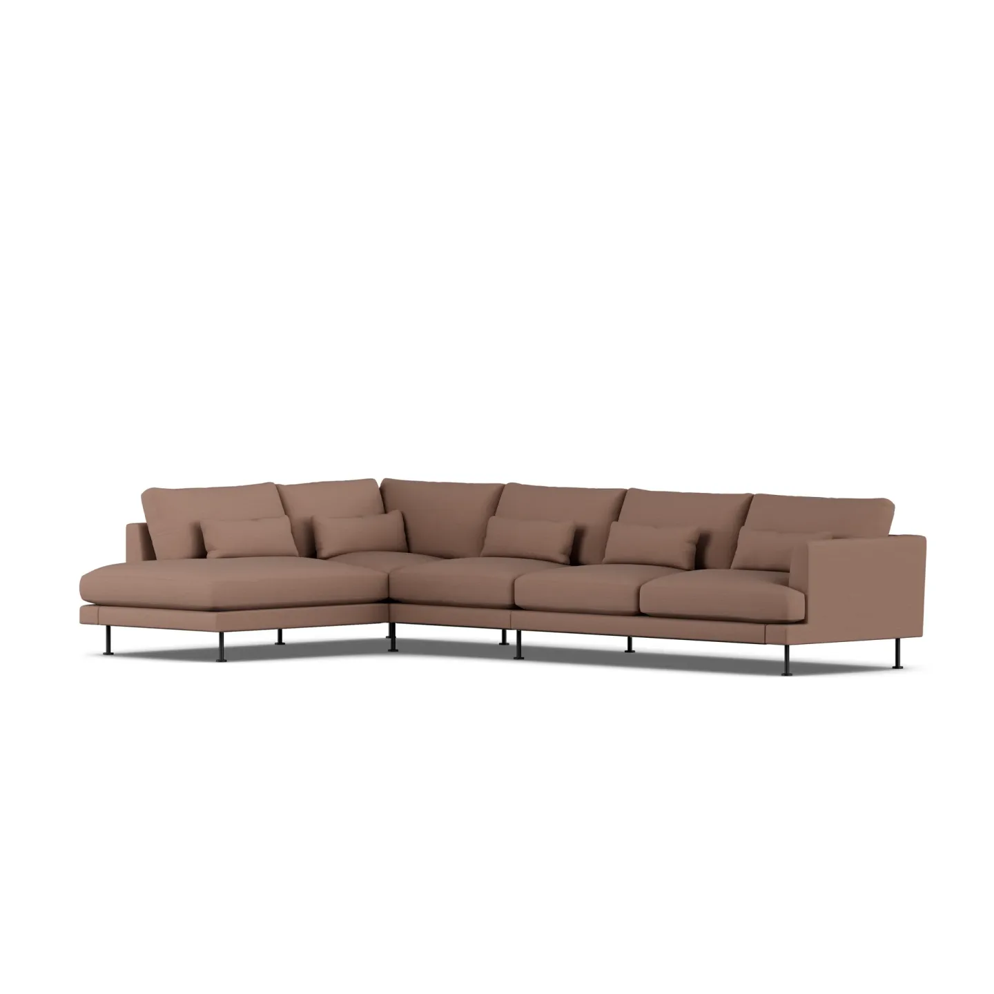 1898 Bredhult Sofa Same Rust 6675-Schwarzer Stahl, 4-sitzig B2