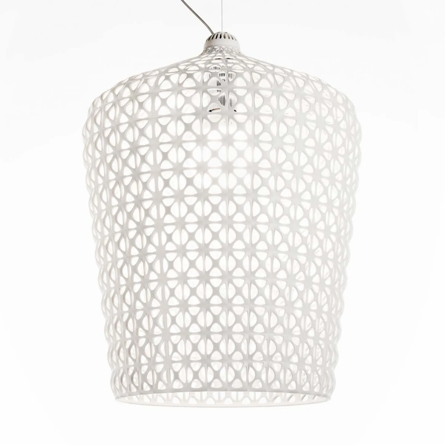 Kabuki Taklampa Vit - Kartell - Vardagsrum - Design - Plast - Med en ljuskälla