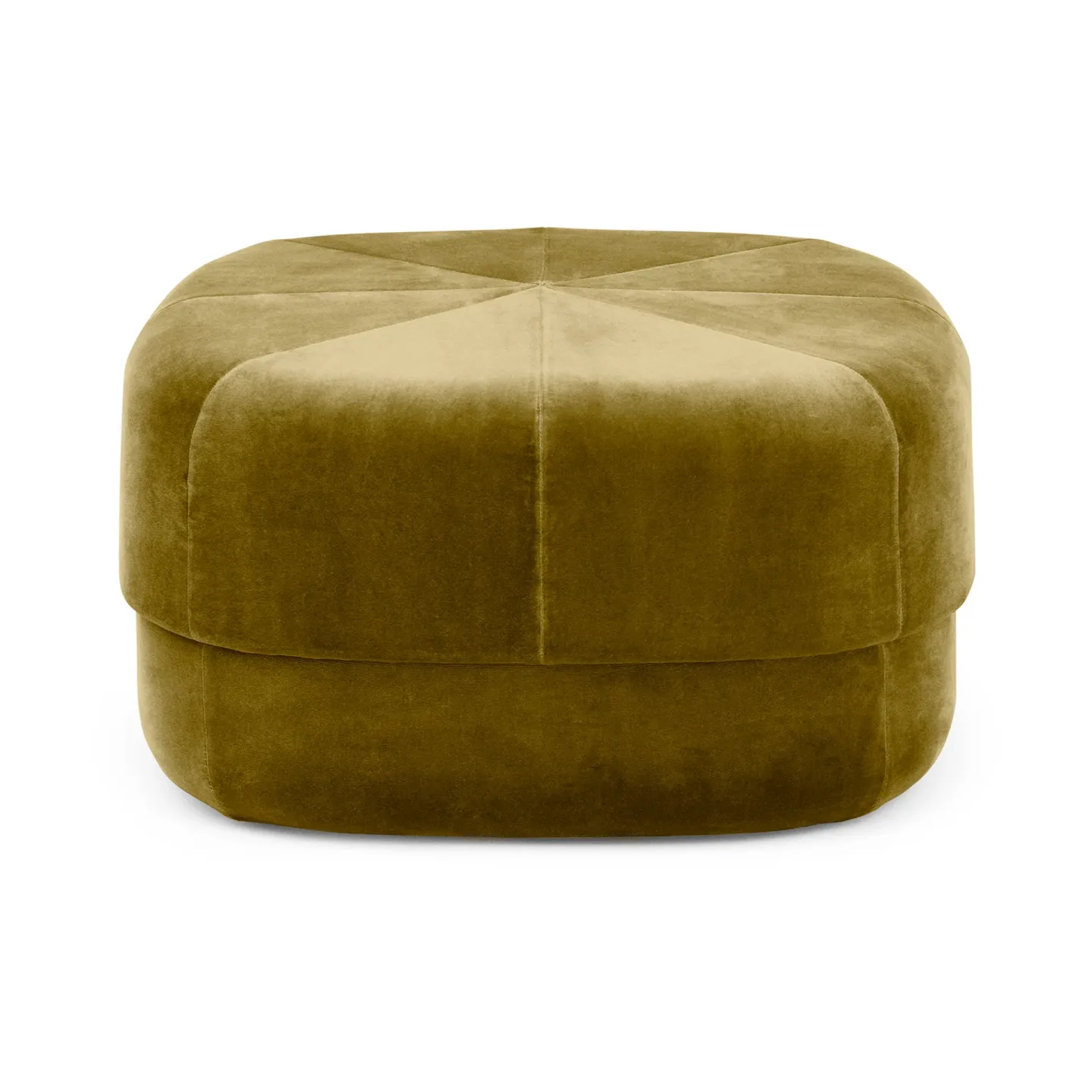 Normann Copenhagen Circus sittpuff Velour moss green, large