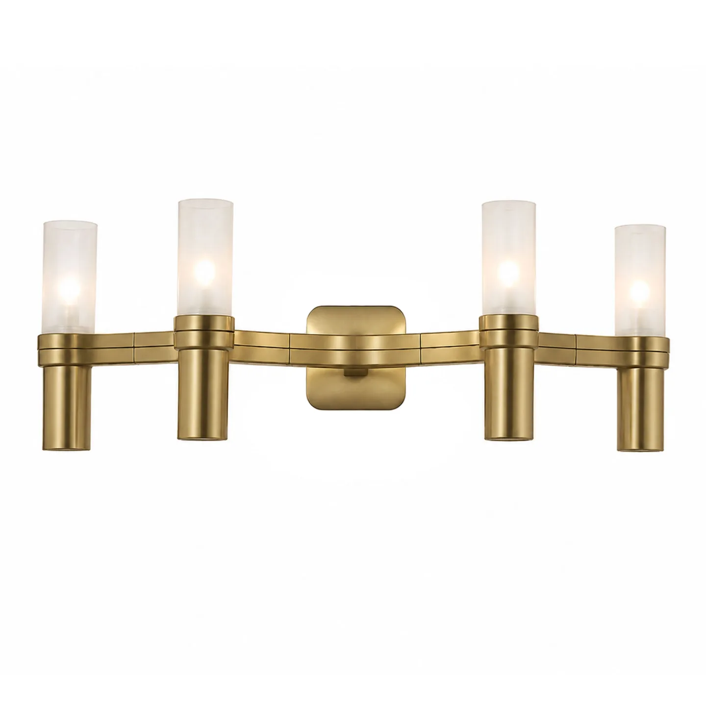 Nemo Lighting - Crown 4 vägglampa guldpläterad - Vägglampor - Jehs + Laub - Guld - Glas/Metall