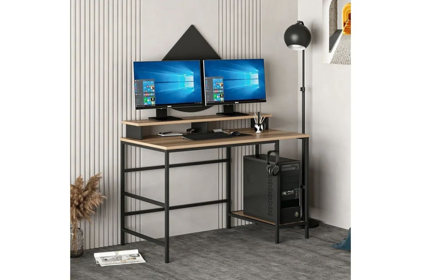 Nafe Skrivbord 120 cm - Brun