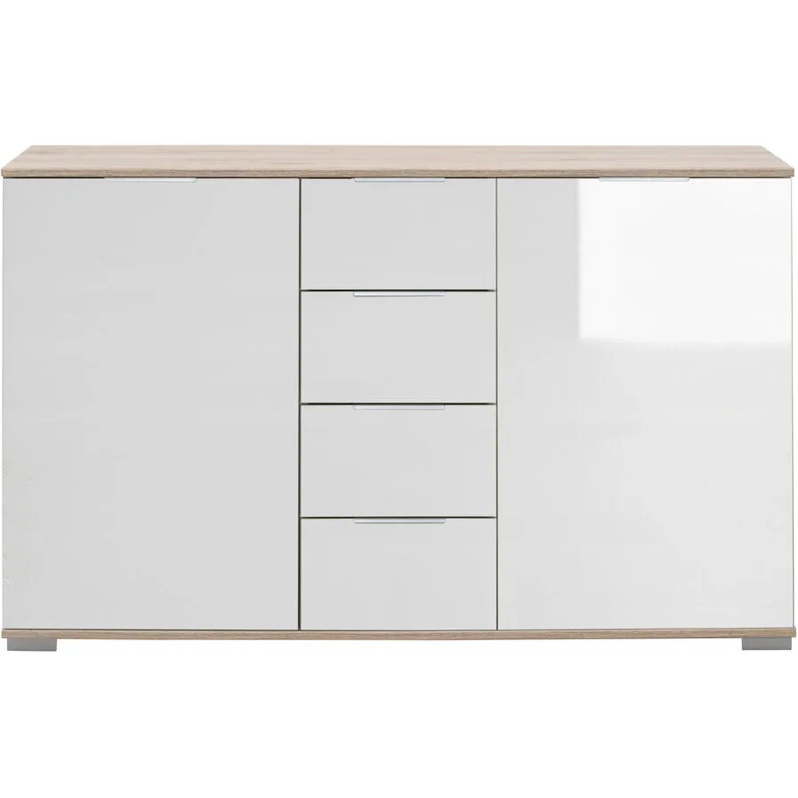 Kommode Peyton C weiss Holzwerkstoff B 130 H 83 cm