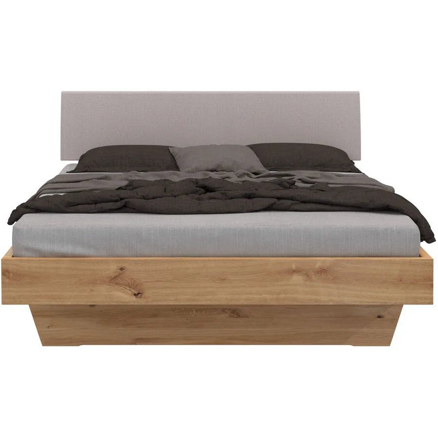 Bett Reto Natur Wildeiche 160 x 200 cm