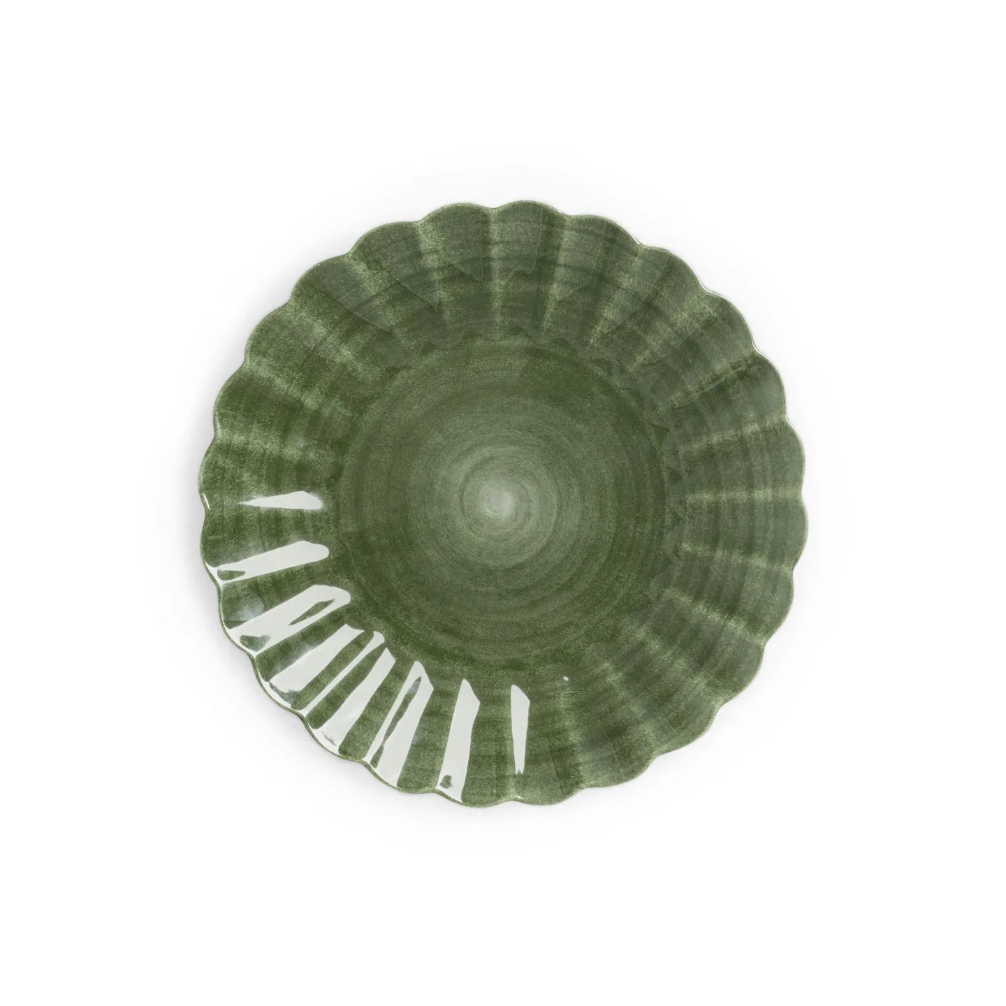 Mateus - Oyster tallrik 28 cm forest green - Mattallrikar - Grön - Keramik