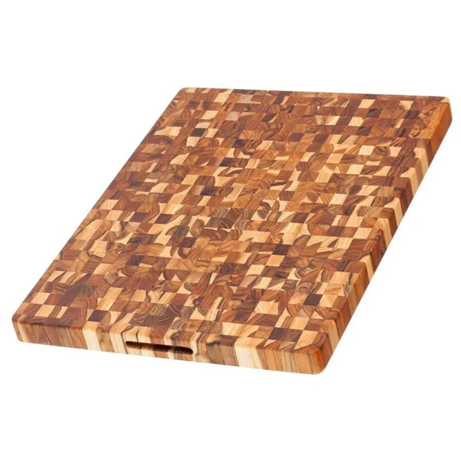 TEAKHAUS Schneidebrett Teak Haus natur Teakholz massiv B 61 T 46 cm