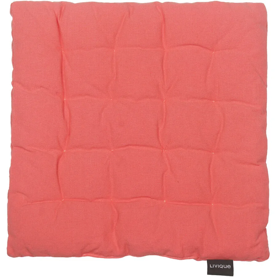 Sitzkissen Malta apricot Baumwolle