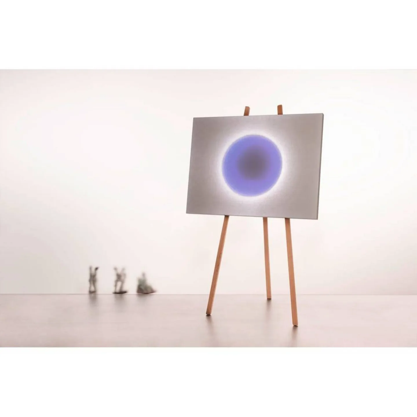 Moodmoon Framed Golvlampa RGBW White/Wood - Ingo Maurer - Vardagsrum - Papper / papp