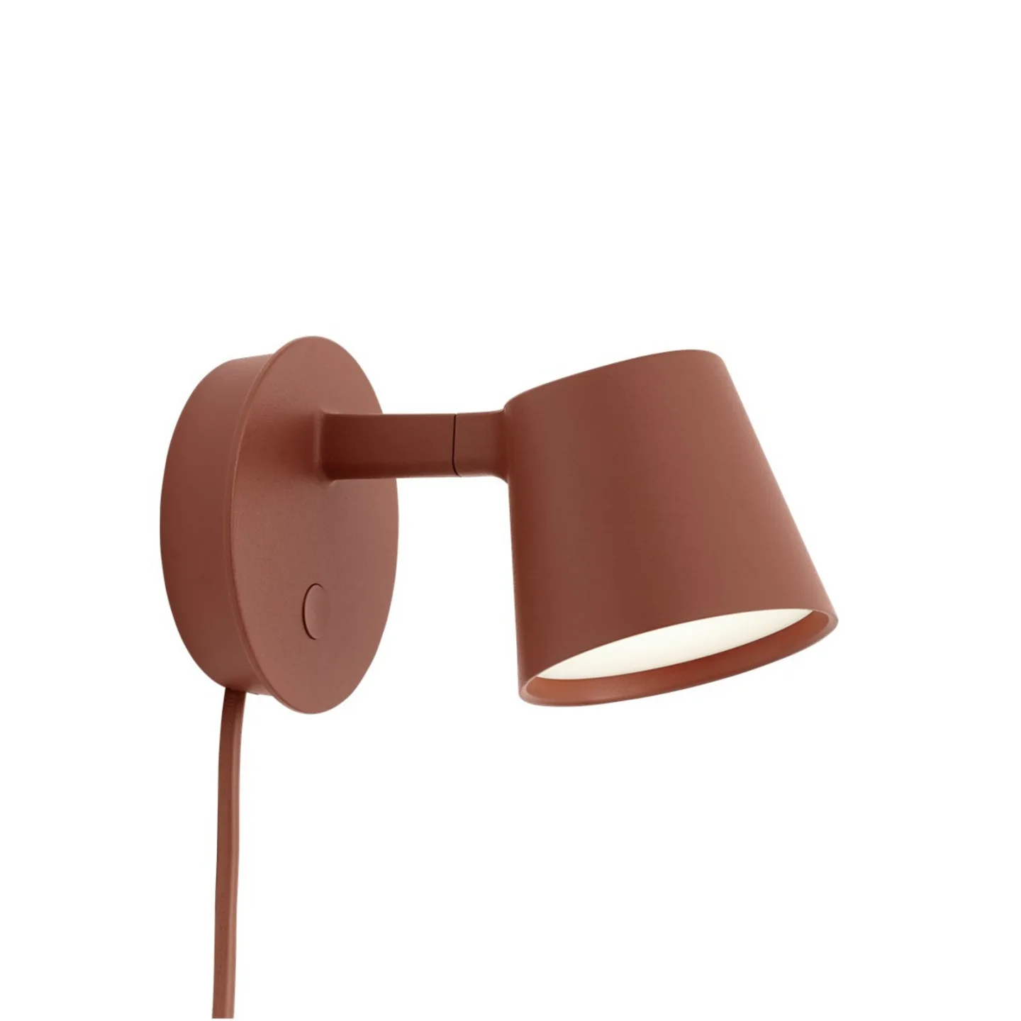 Tip Wandleuchte Copper Brown - Muuto - Wohnzimmer - Aluminium