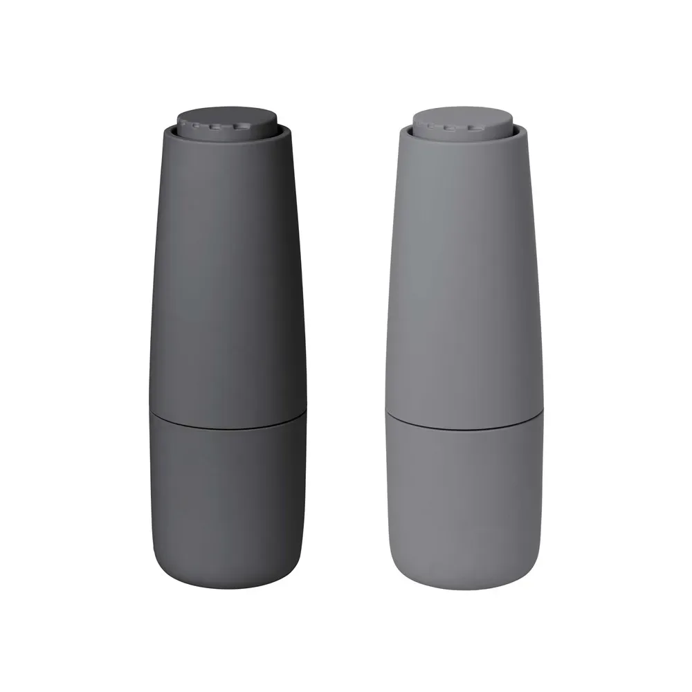 blomus Salpi salt- och pepparkvarn plast Sharkskin-magnet (grå-grå)