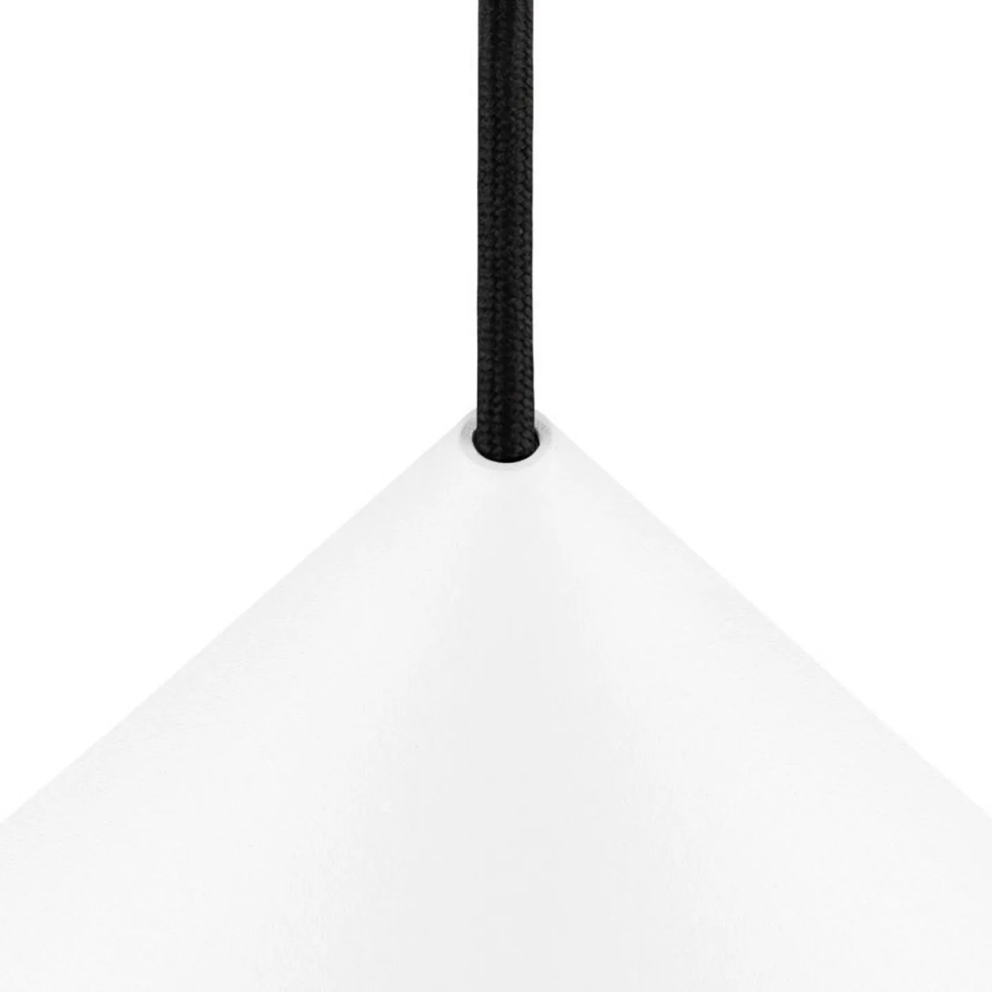 Magico 38 Pendelleuchte weiß matt - SLV - Wohnzimmer - Modern - Aluminium - Mit Schirm