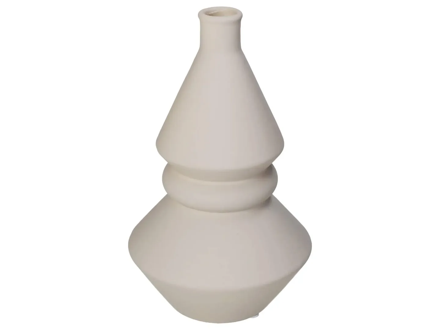 Kersten Vase Beige H: 24 cm | Schubiger Möbel