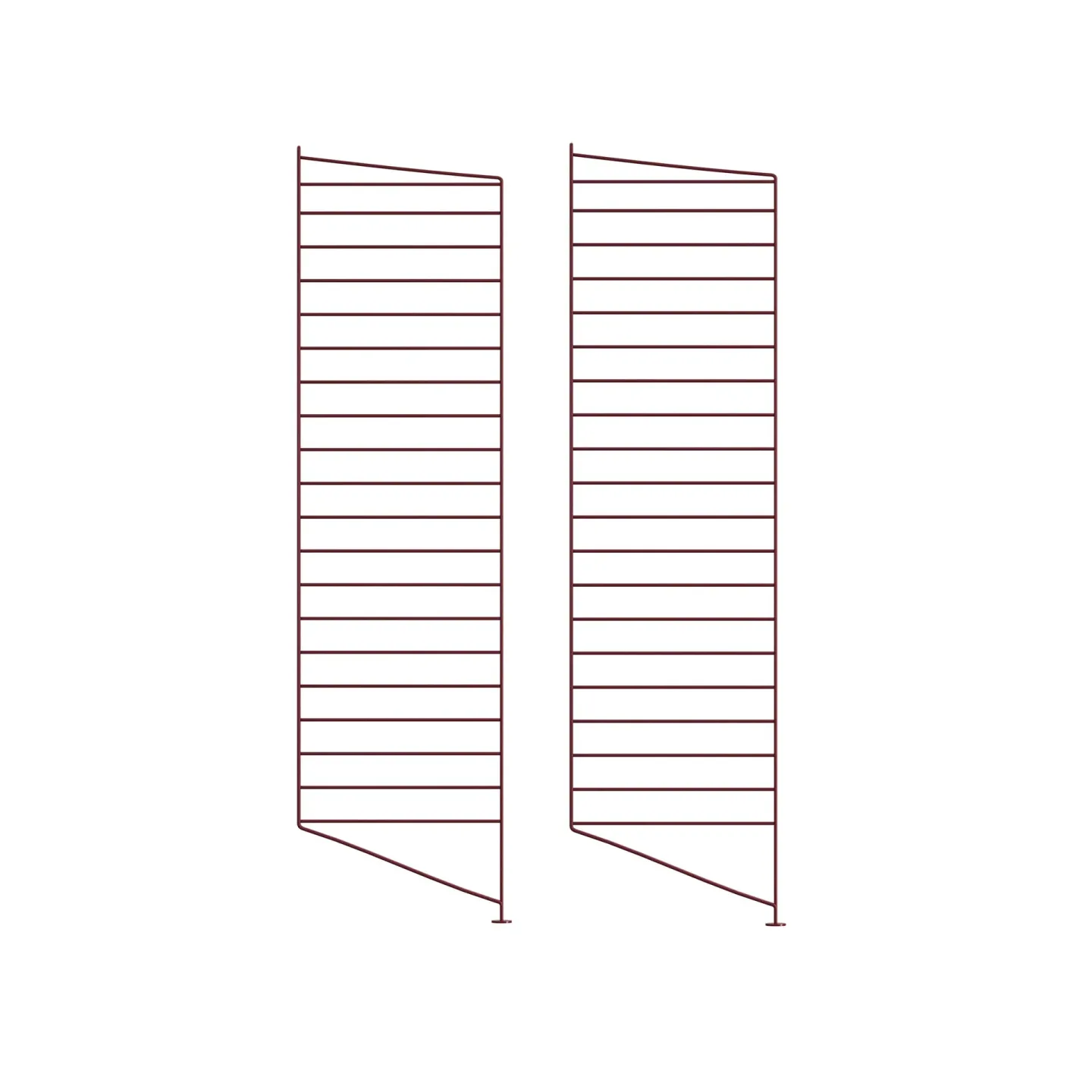 String String Bodenleiter Dunkelrot, 115x30 cm, 2-teilig