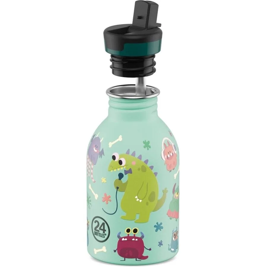 Trinkflasche 24 Bottles Spooky Friends Edelstahl 250 ml B 6.5 cm