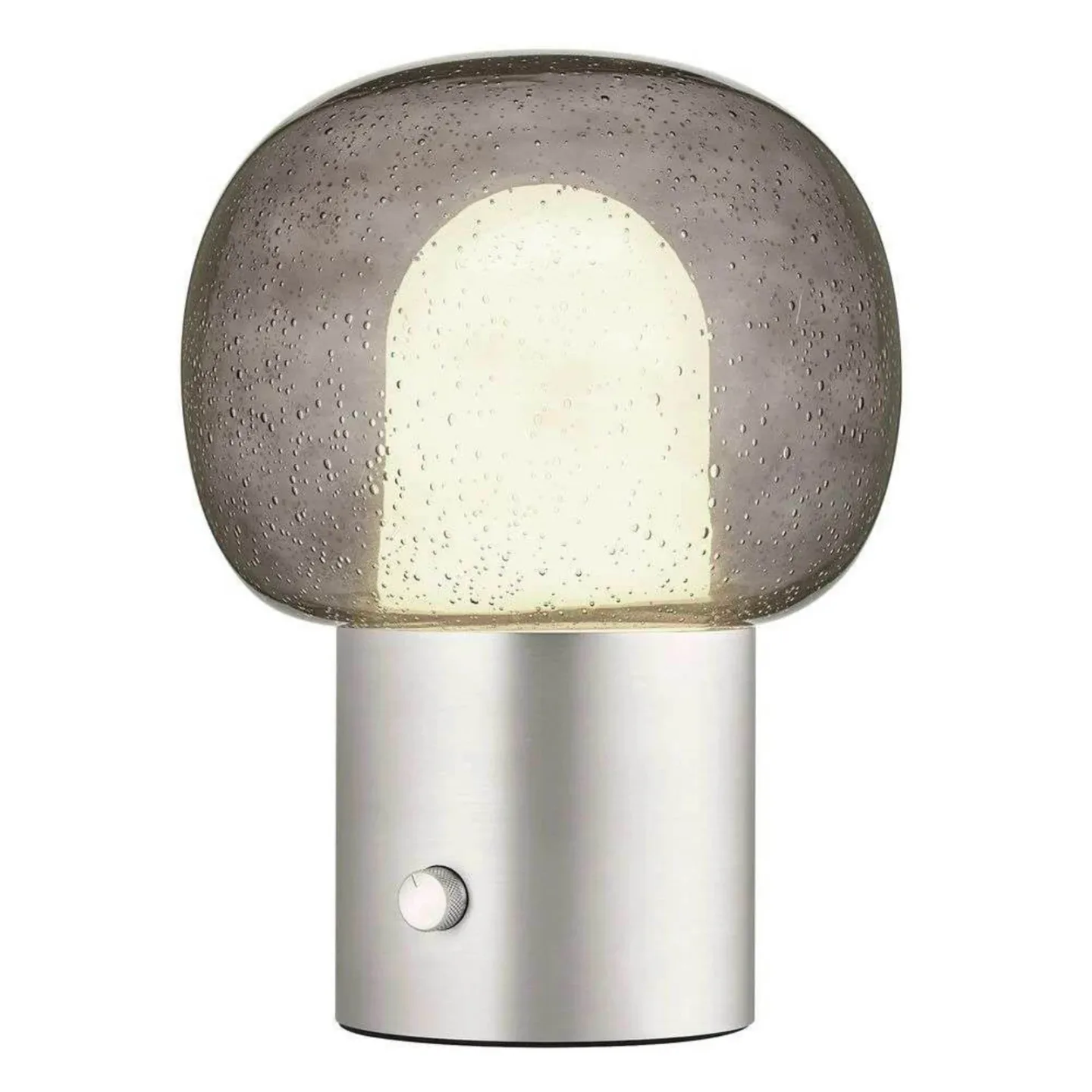 Iris LED Tischleuchte Matt Stainless Steel - Blomus - Wohnzimmer - Aluminium