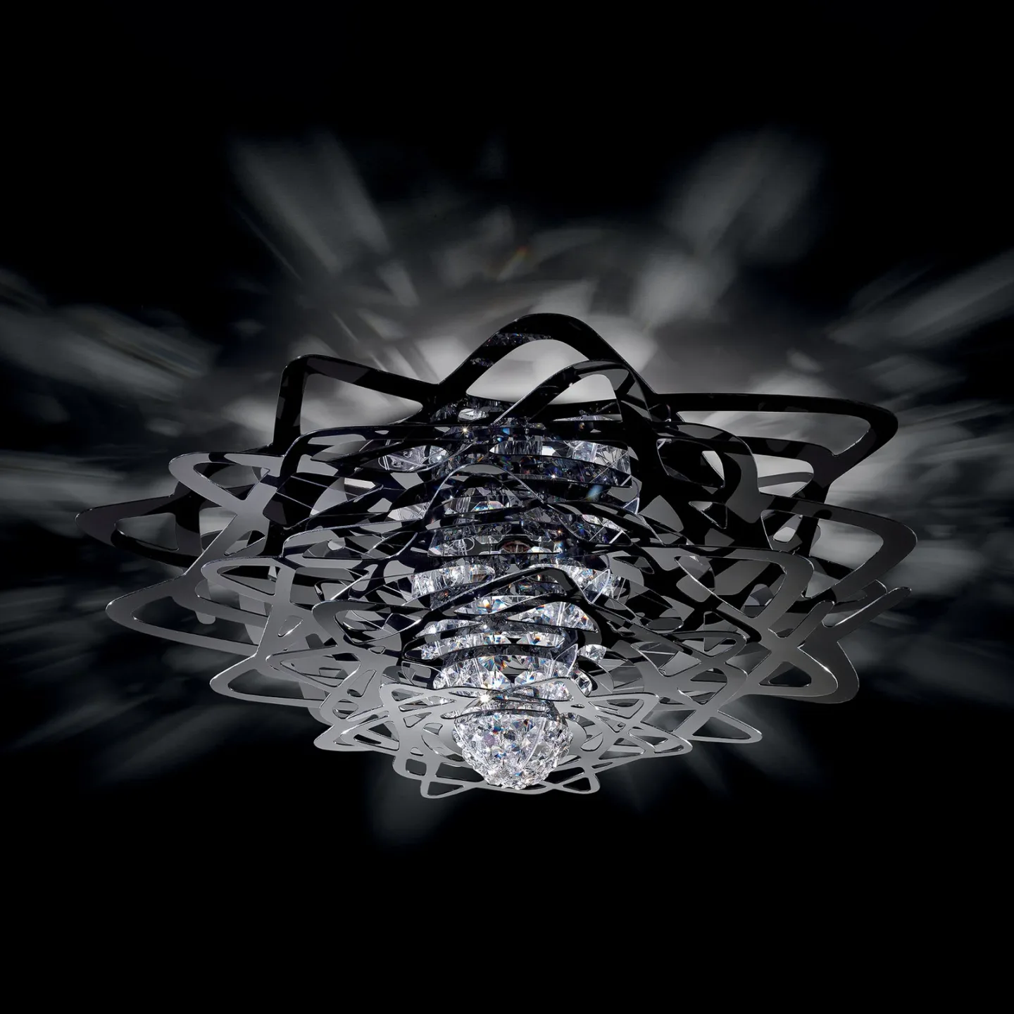 Aurora Loftlampe L Sort - SLAMP - Stue - Design - Plastik