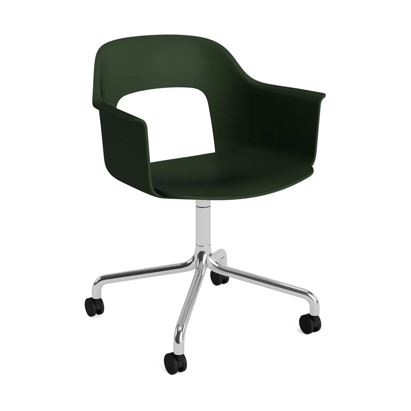 HAY Layout Armchair 261 Stuhl Pastel green-polerad aluminium
