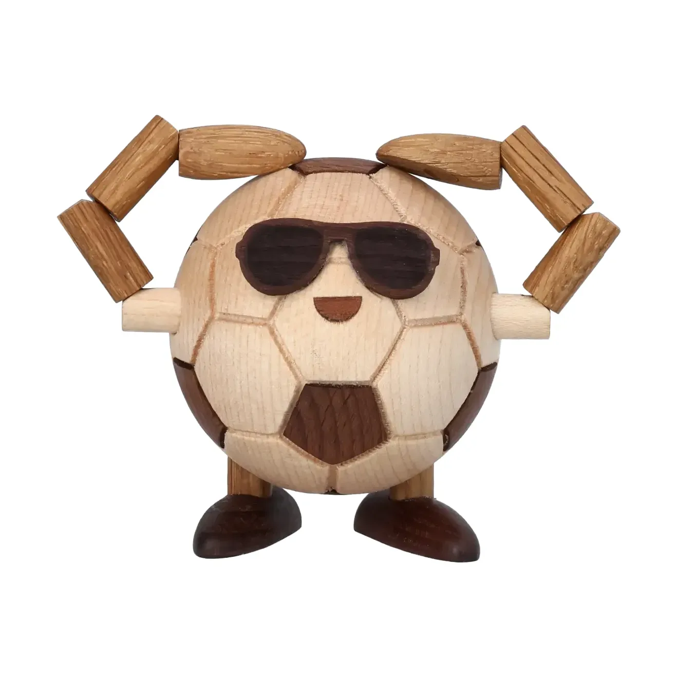 Spring Copenhagen Billy Ball Fußball Figur Beige, 8x6,5x6,7 cm