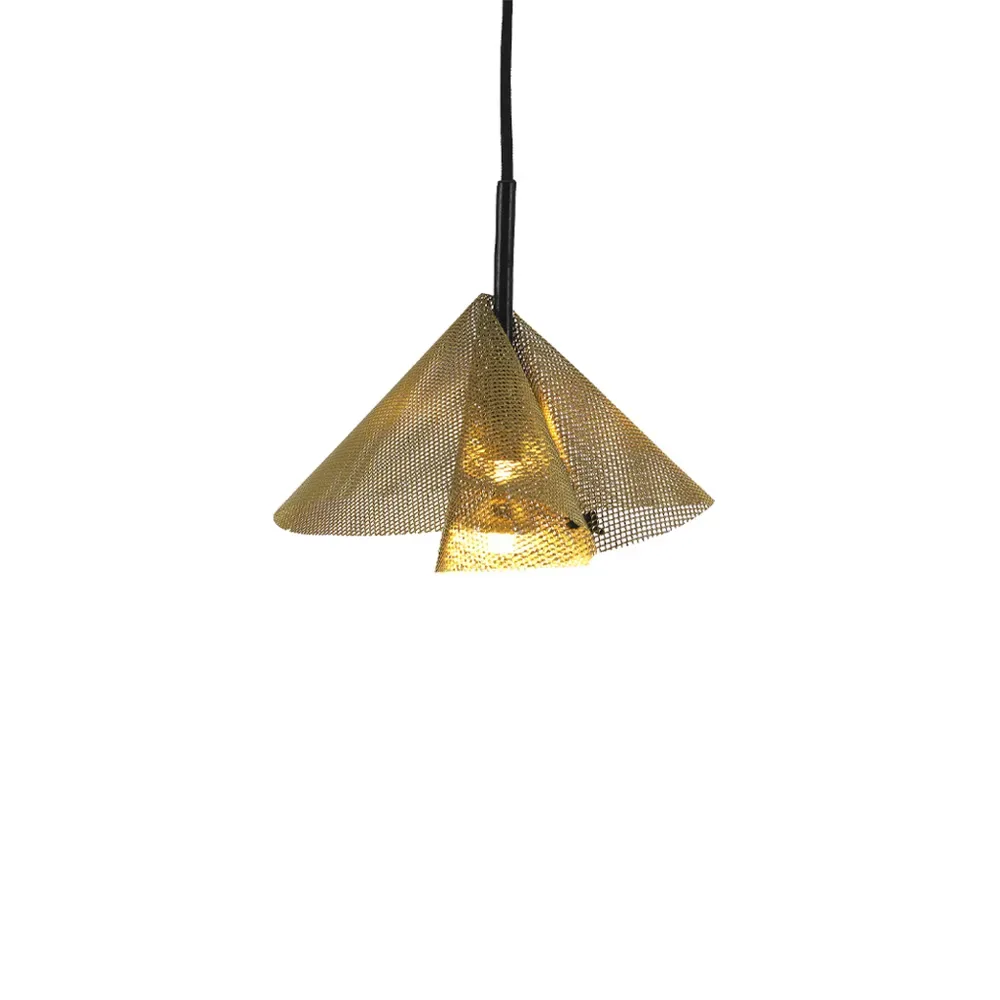 Bsweden Diffus Pendelleuchte Gold, Ø30x20cm