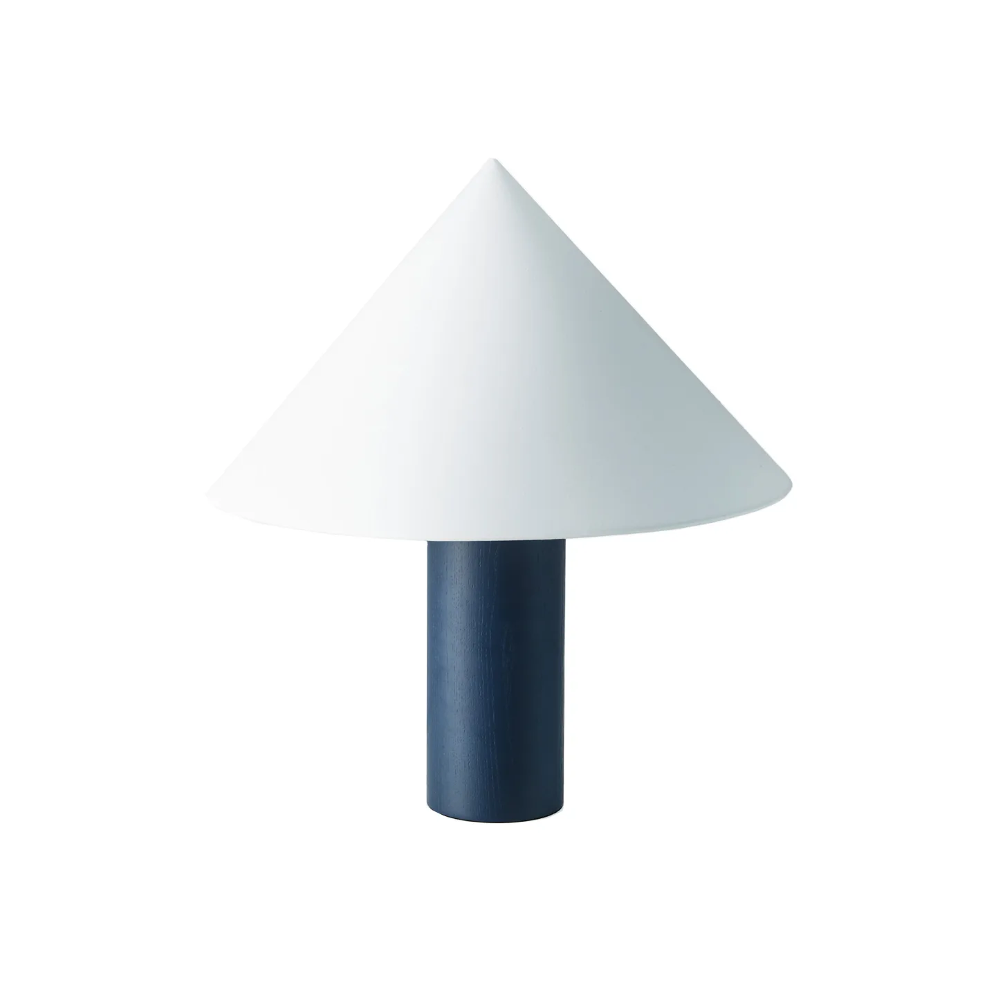 Länna - L.A. Table Lamp Small Blue Ash - Bordslampor - Lotta Agaton - Blå - Trä/Textilmaterial