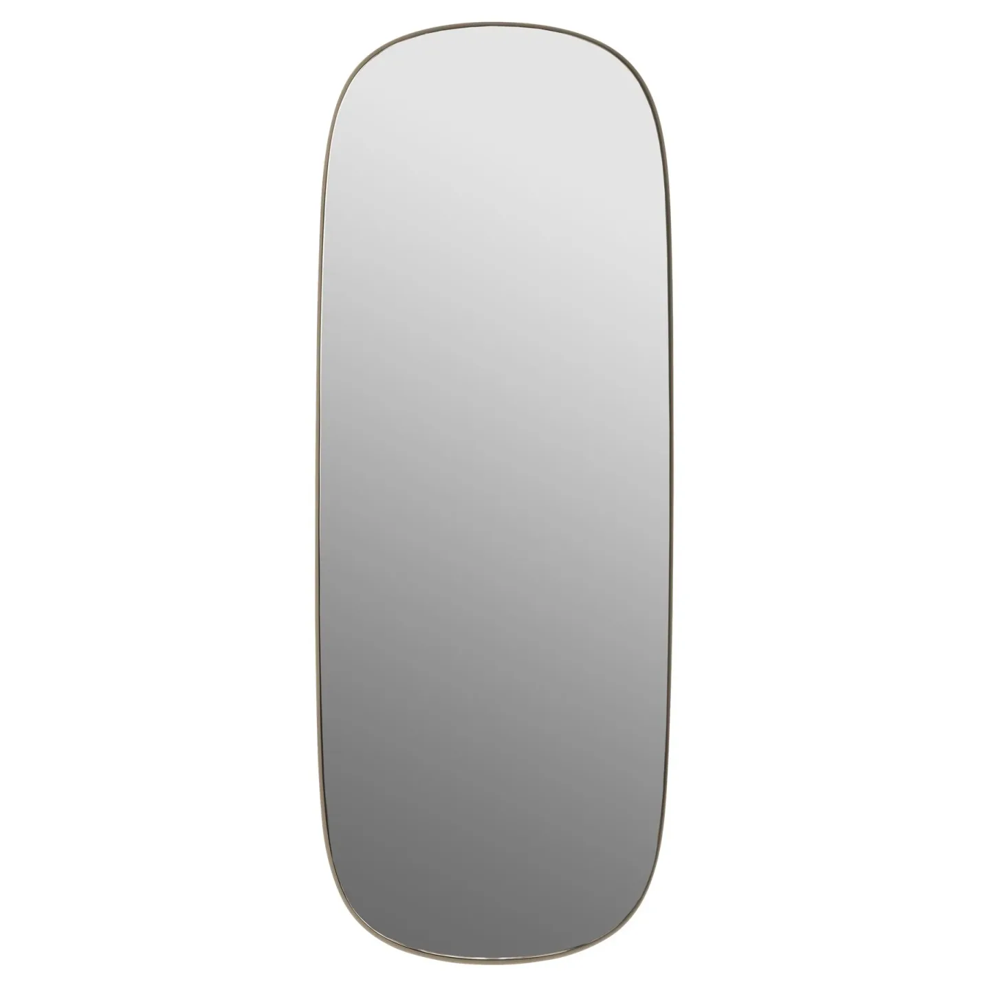 Muuto Framit Spiegel groß Taupe-clear, 118x44,5