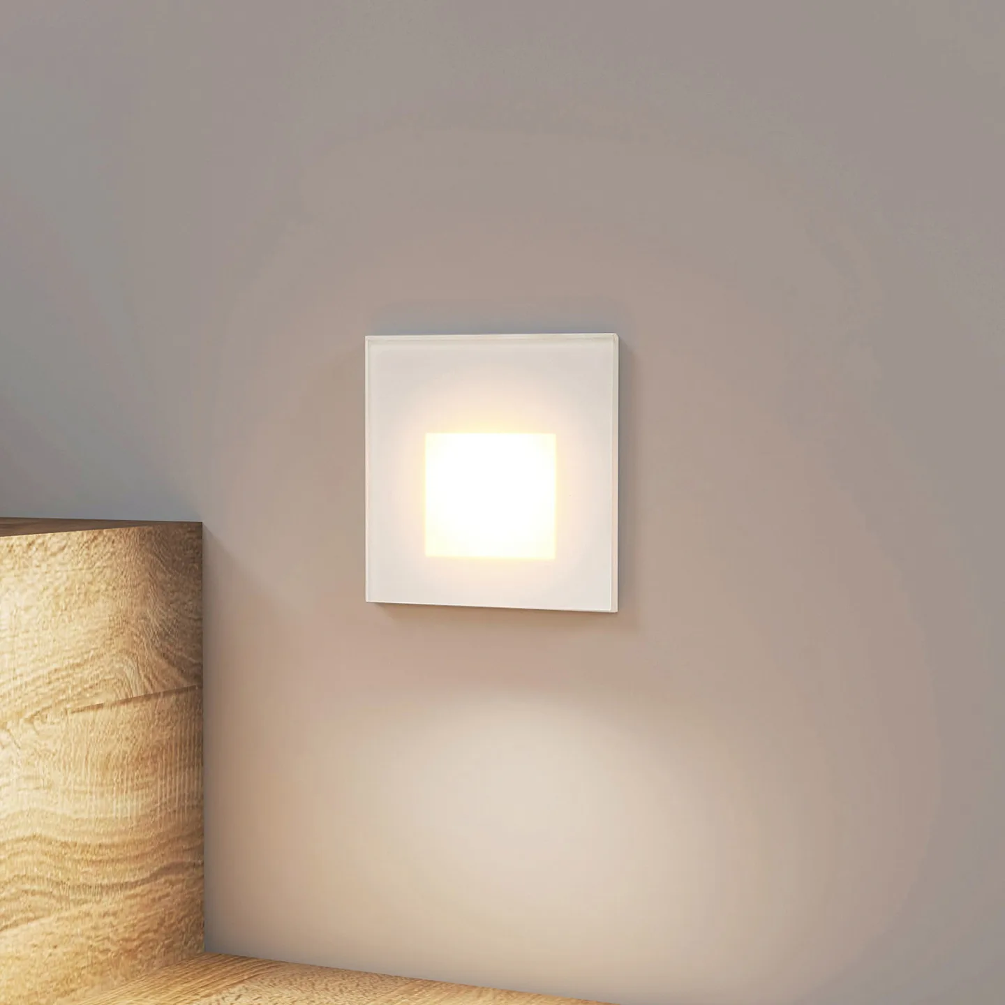 Vexi Square LED Einbauwandlampe CCT White - Arcchio - Flurbereich - Modern - Aluminium - Eckig